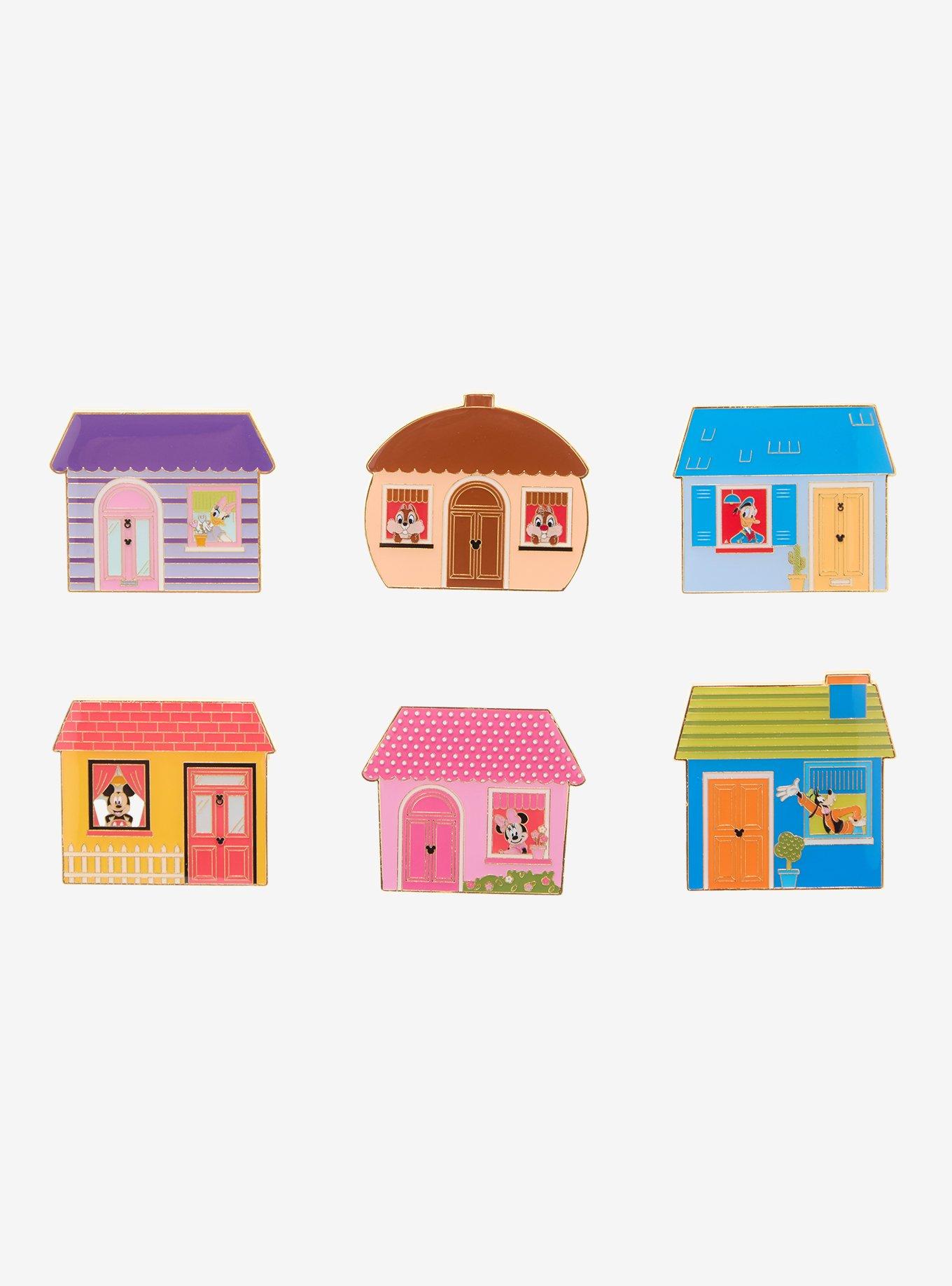 Loungefly Disney Mickey & Friends Houses Blind Box Enamel Pin - BoxLunch Exclusive, , hi-res