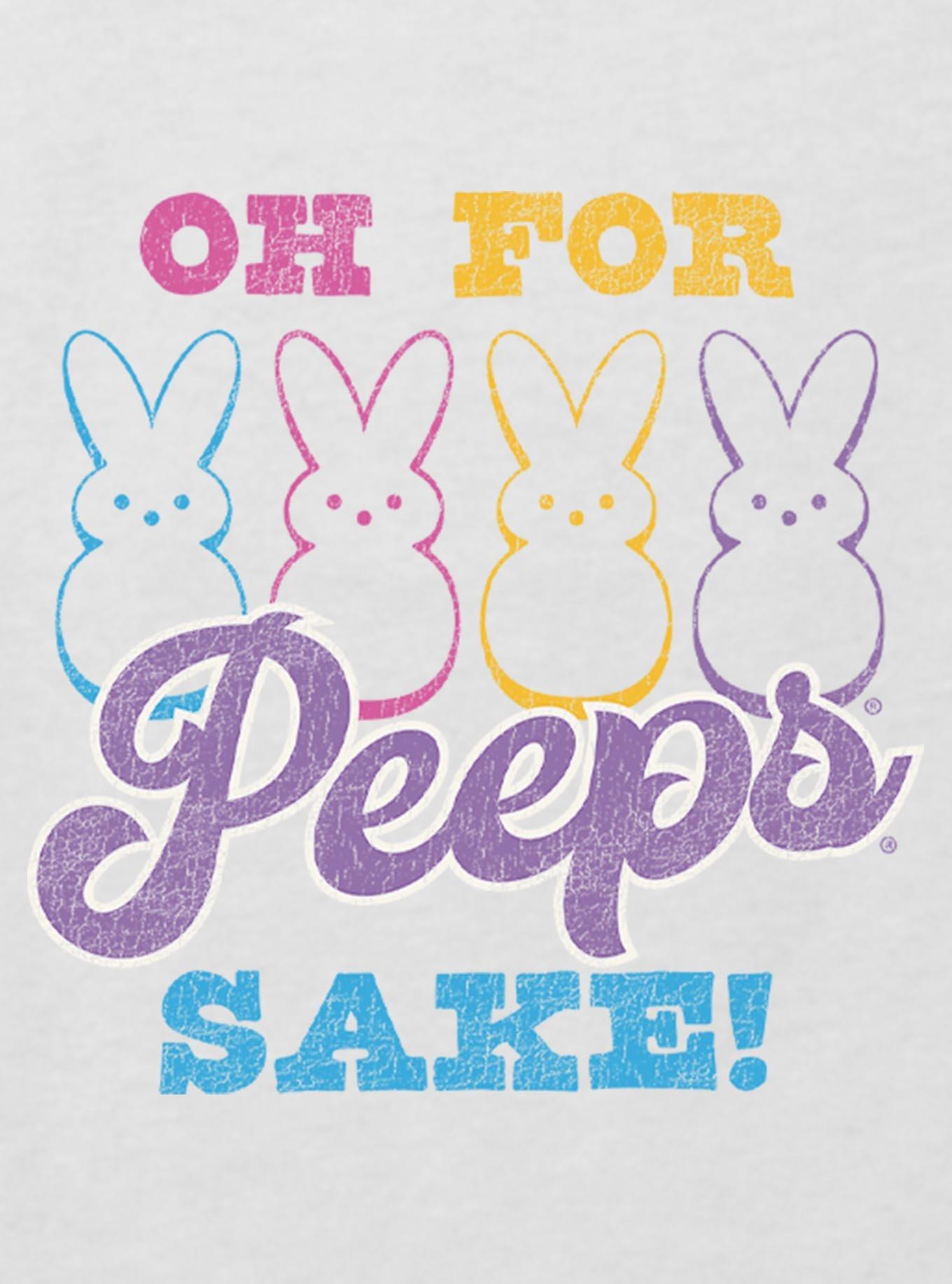 Peeps Oh For Peeps Sake Squad Youth Girls Boxy Crop T-Shirt, , hi-res