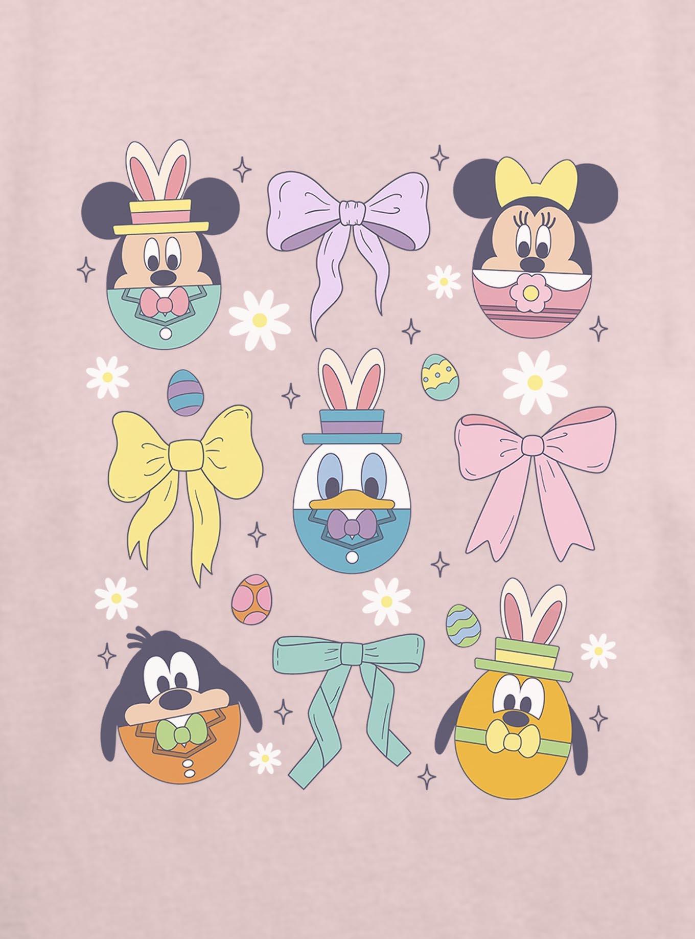 Disney Mickey Mouse & Friends Bows & Egg Heads Womens Skimmer T-Shirt, , hi-res