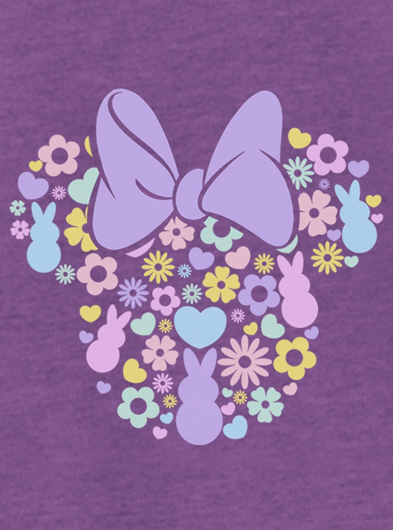 Disney Minnie Mouse Ears & Bunnies Youth Girls T-Shirt, , hi-res
