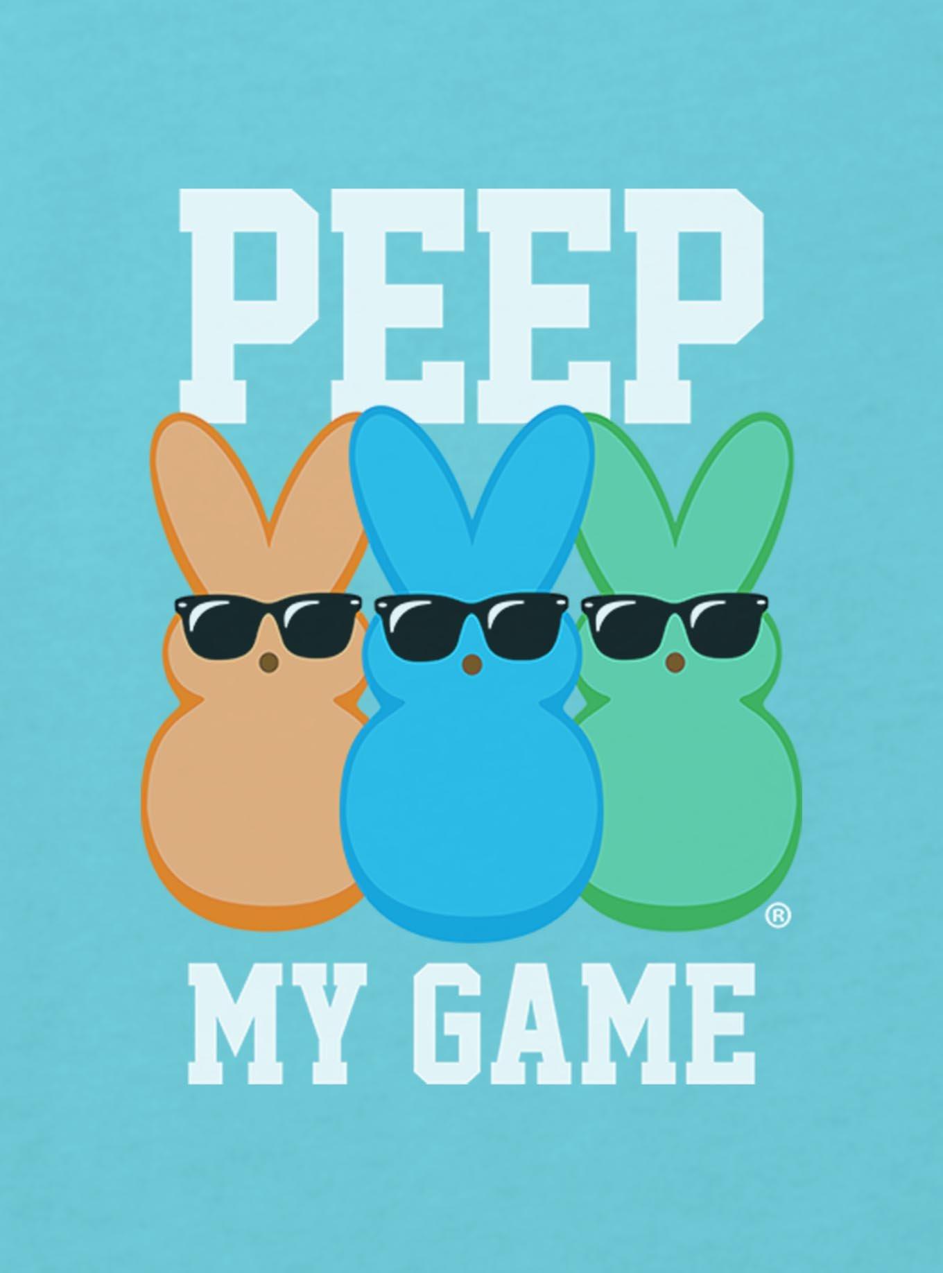 Peeps Peep My Game Youth Girls Boxy Crop T-Shirt, , hi-res