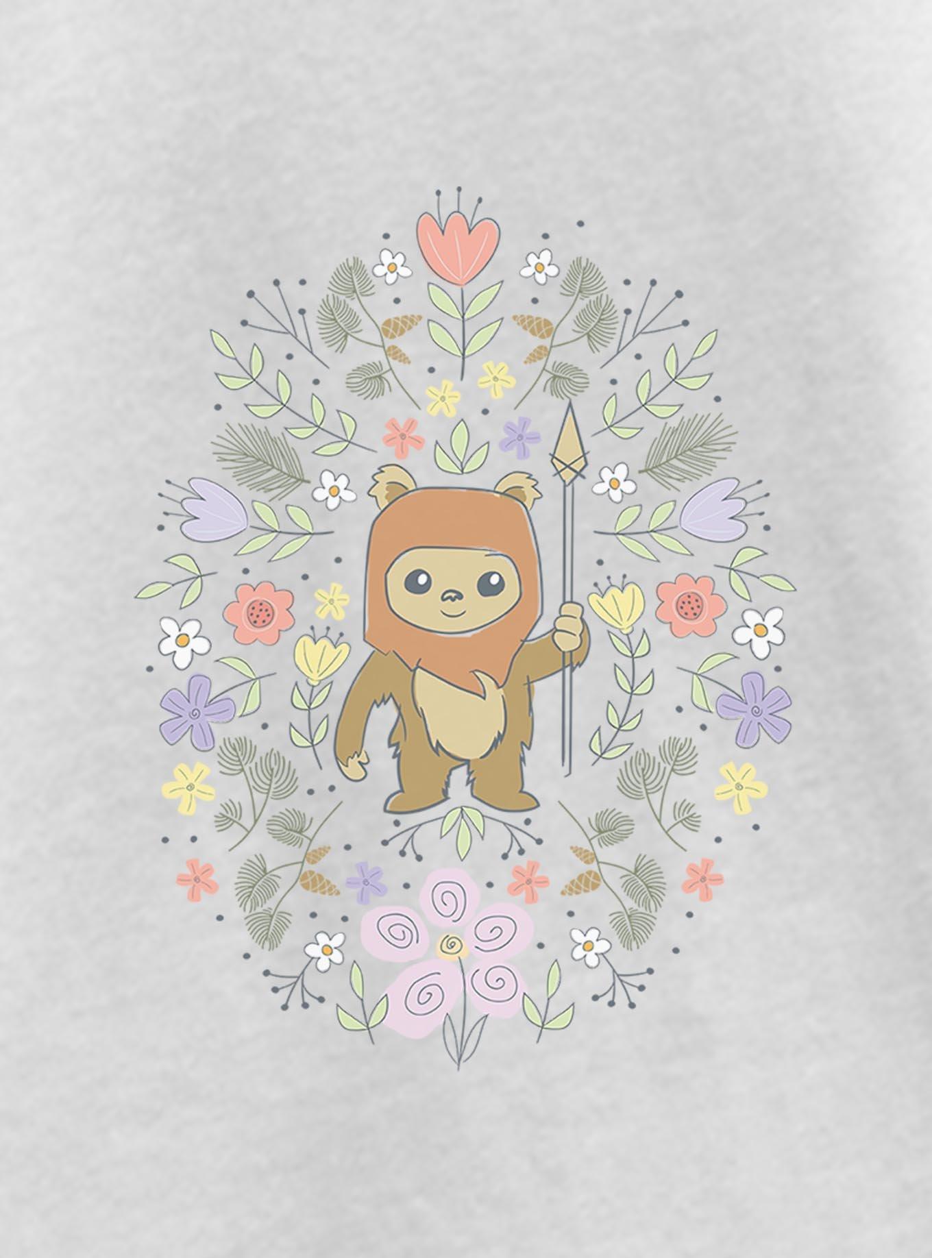 Star Wars Ewok Floral Spring Youth Girls T-Shirt, , hi-res
