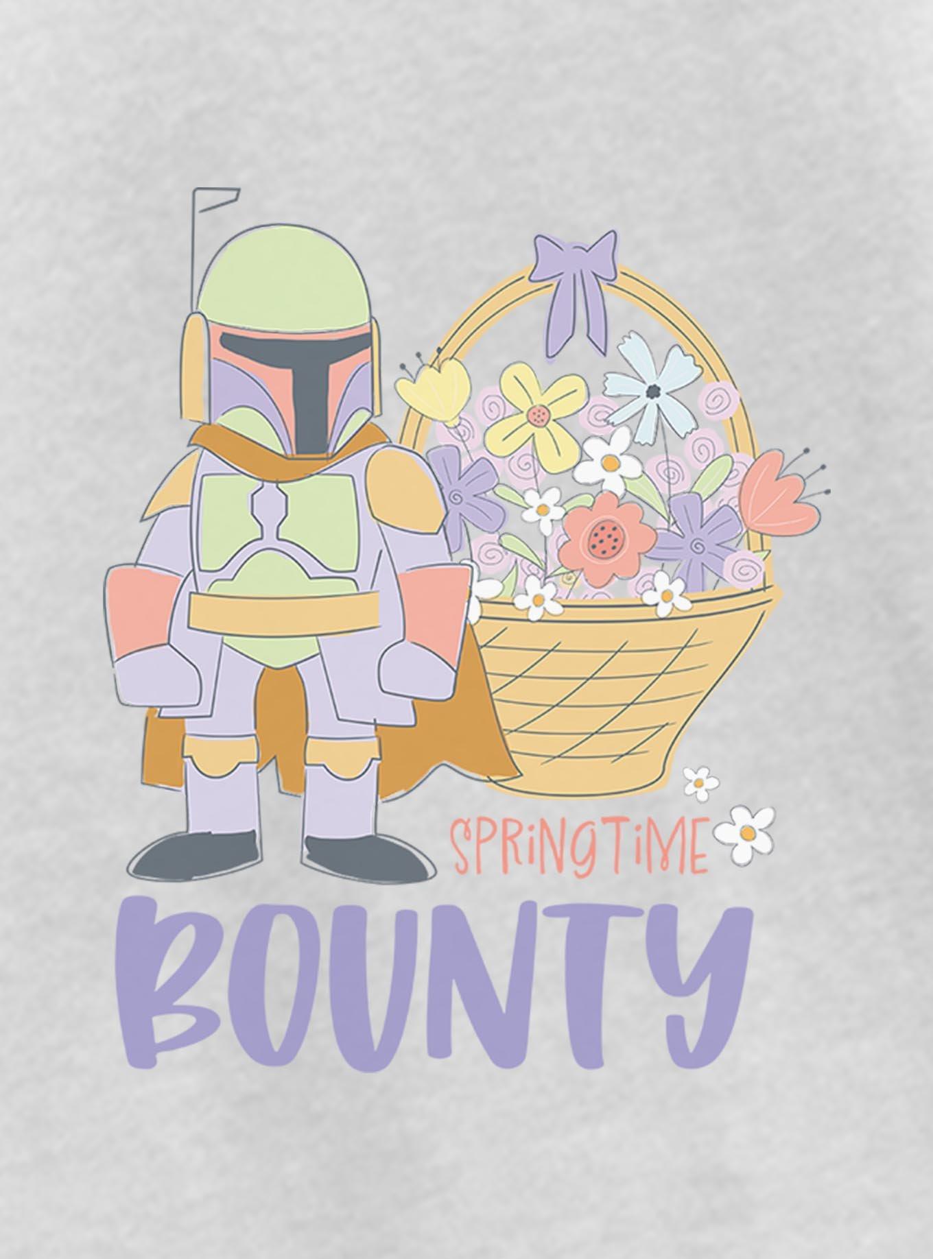 Star Wars Spring Time Bounty Boba Fett Youth Girls T-Shirt, , hi-res