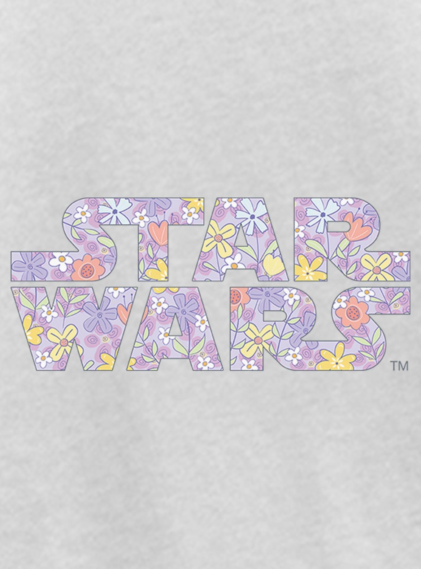 Star Wars Spring Flower Logo Youth Girls T-Shirt, , hi-res