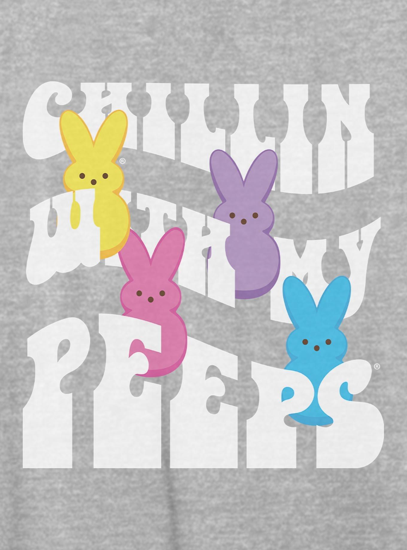 Peeps Chillin With My Peeps Womens Oversized T-Shirt, , hi-res