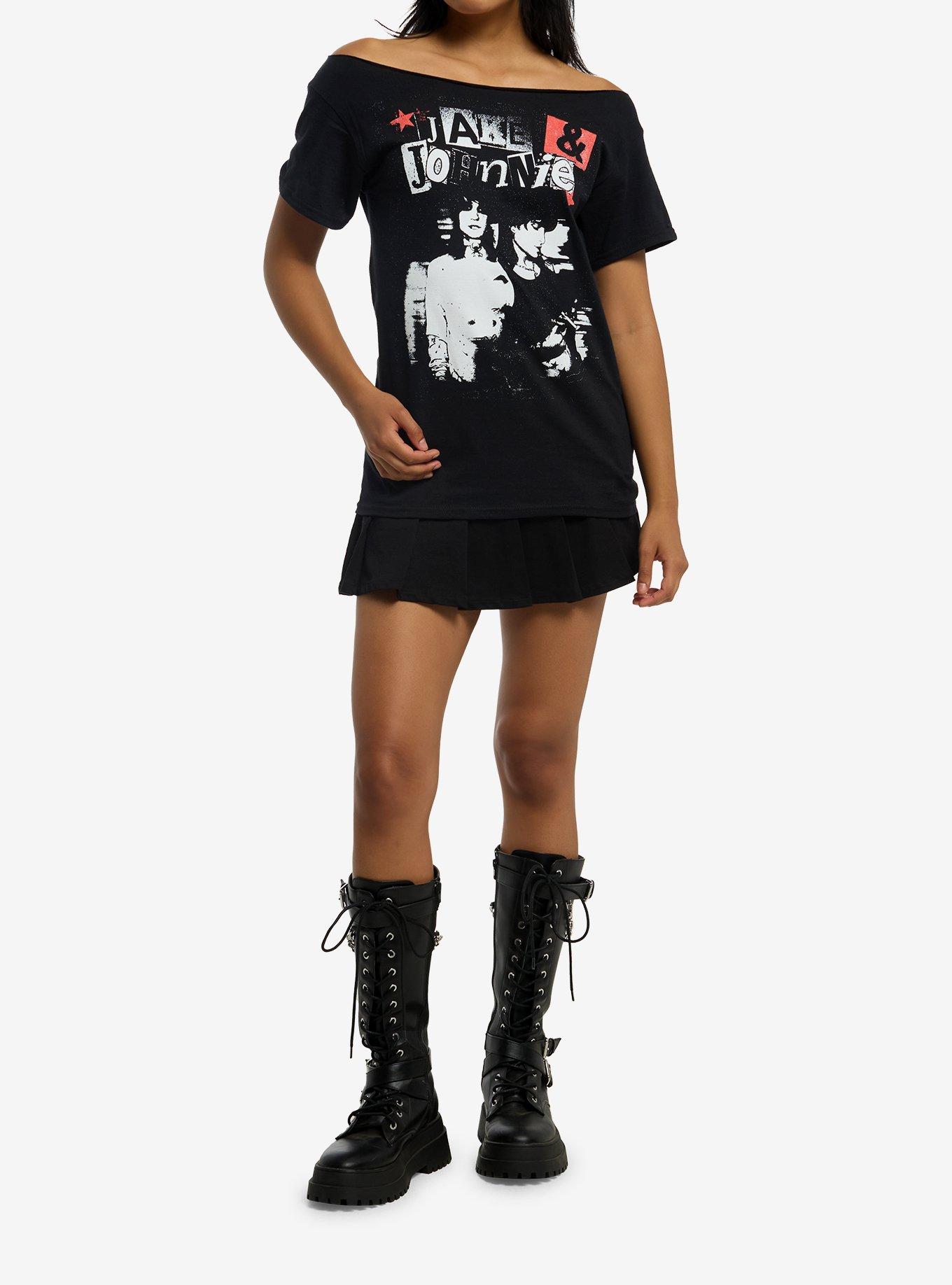 Jake & Johnnie Duo Girls Off-Shoulder T-Shirt, MULTI, alternate