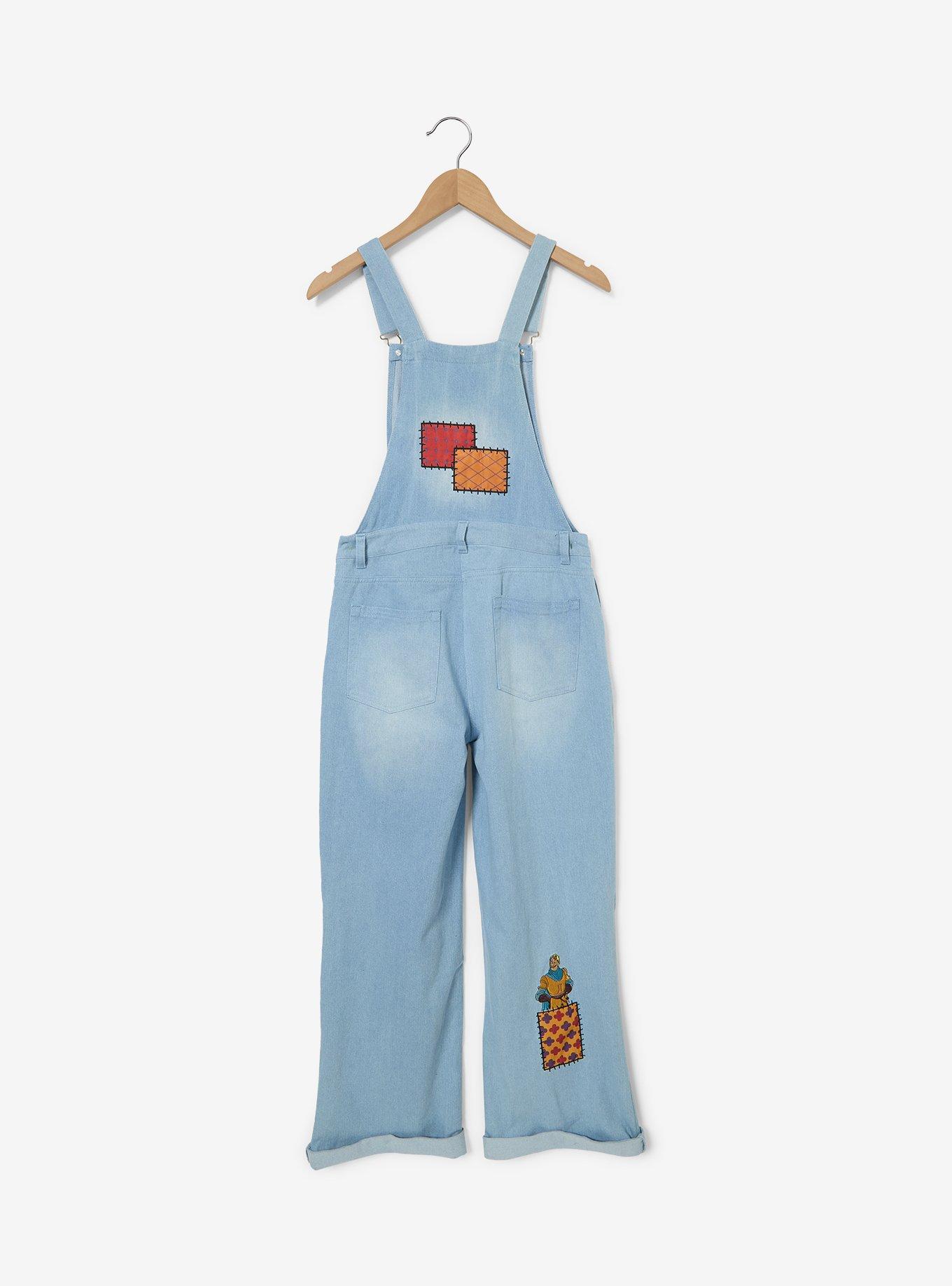 Disney The Hunchback of Notre Dame Characters Patchwork Women's Overalls - BoxLunch Exclusive, , hi-res