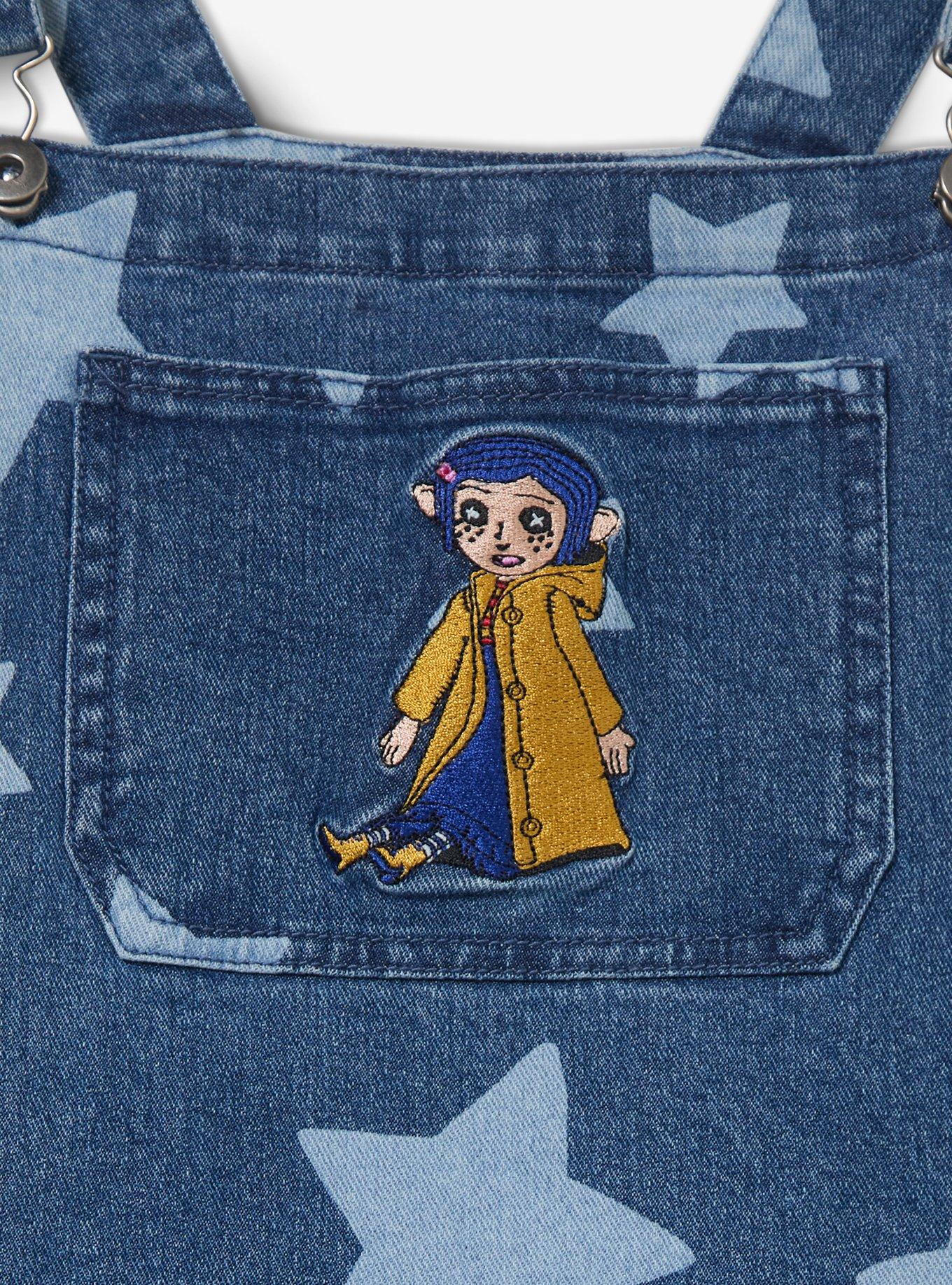Coraline Stars Women's Plus Denim Overalls - BoxLunch Exclusive
