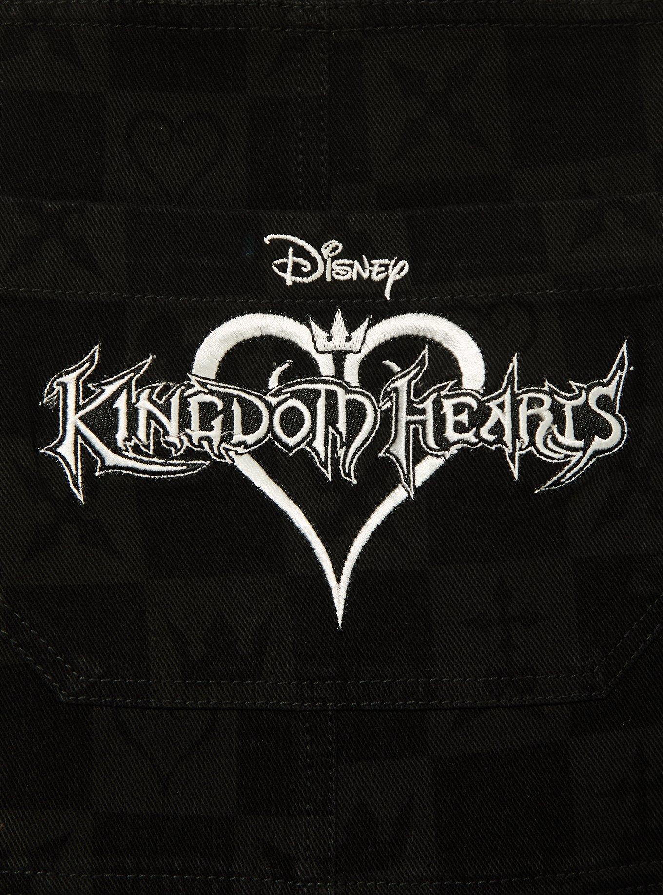 Disney Kingdom Hearts Women's Checkered Short Overalls - BoxLunch Exclusive, CHECKERED, alternate - view 5