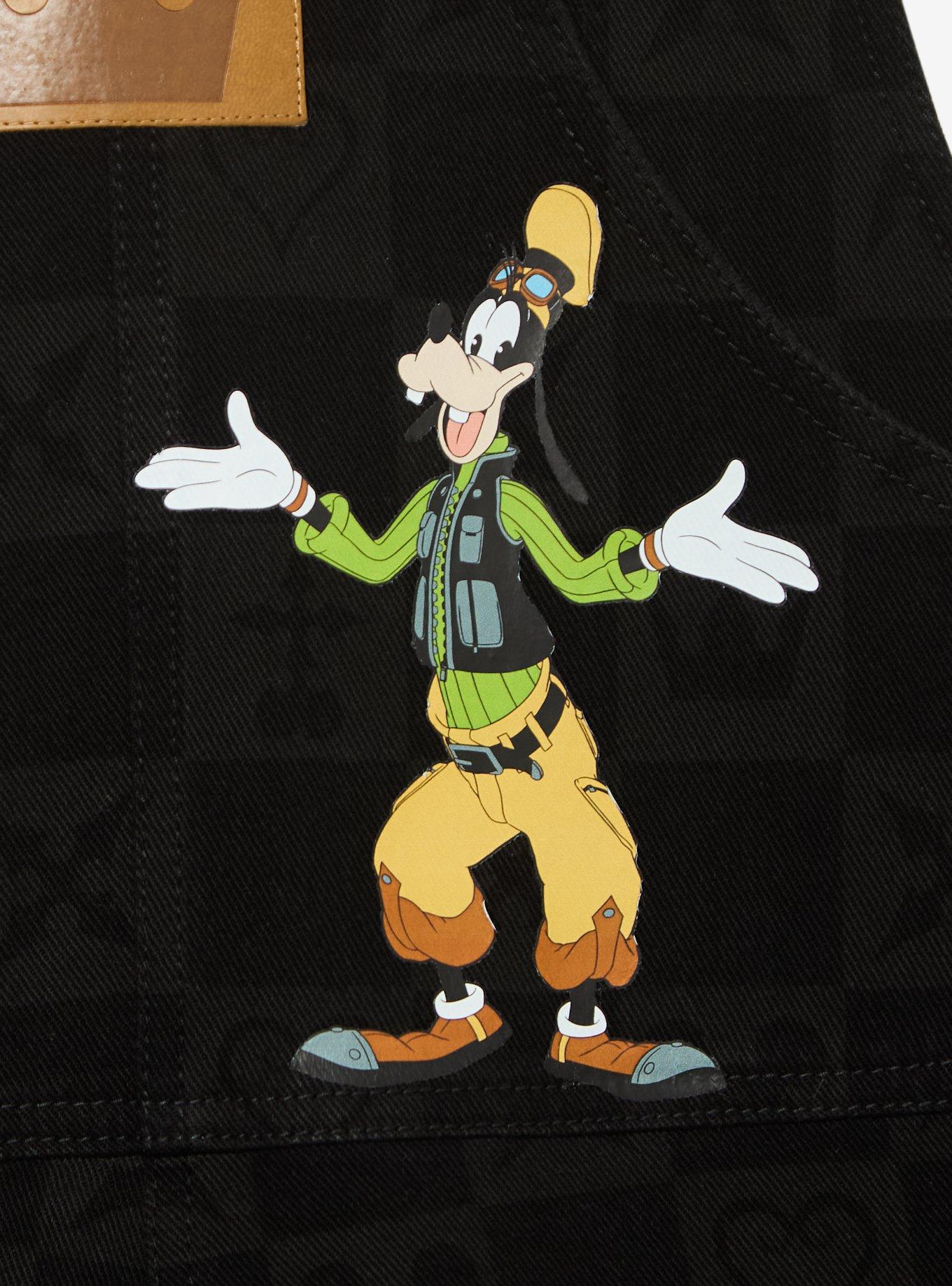Disney Kingdom Hearts Women's Plus Checkered Short Overalls - BoxLunch Exclusive