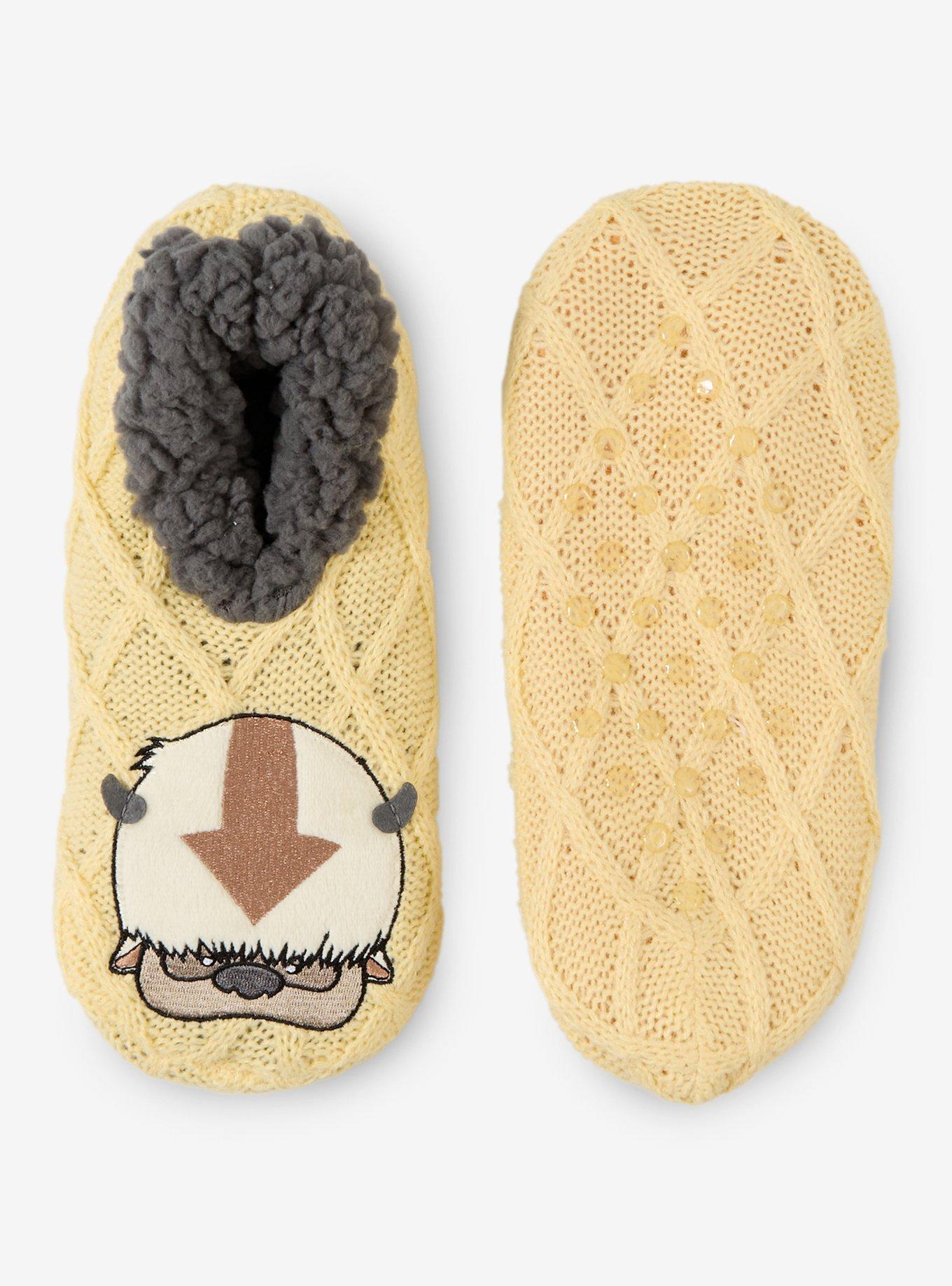 Avatar: The Last Airbender Appa & Momo Slipper Socks - BoxLunch Exclusive, , hi-res