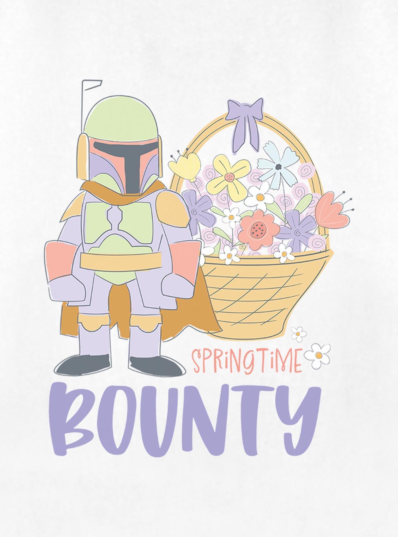 Star Wars Spring Time Bounty Boba Fett Womens T-Shirt, , hi-res