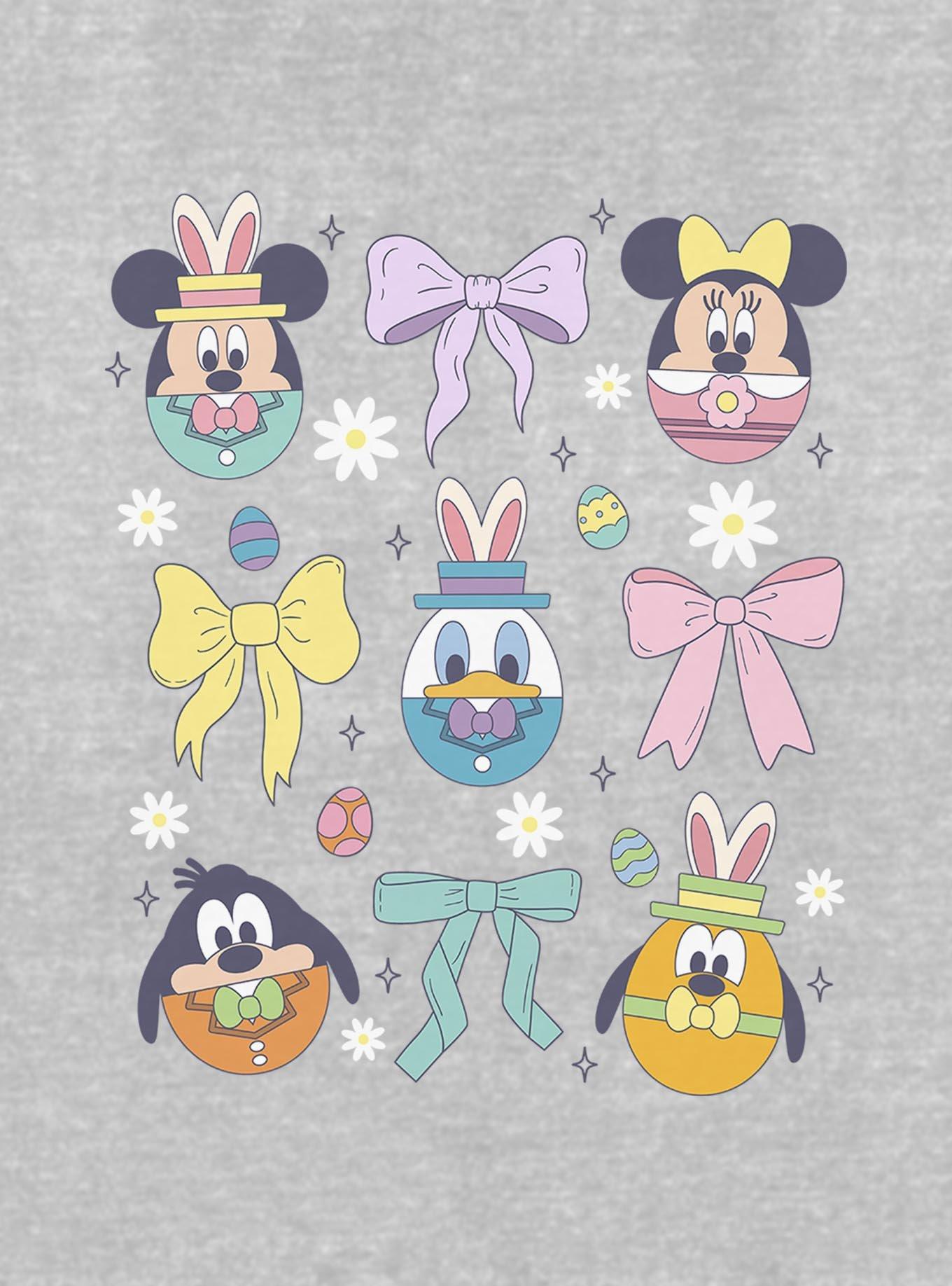 Disney Mickey Mouse & Friends Bows Egg Heads Womens T-Shirt