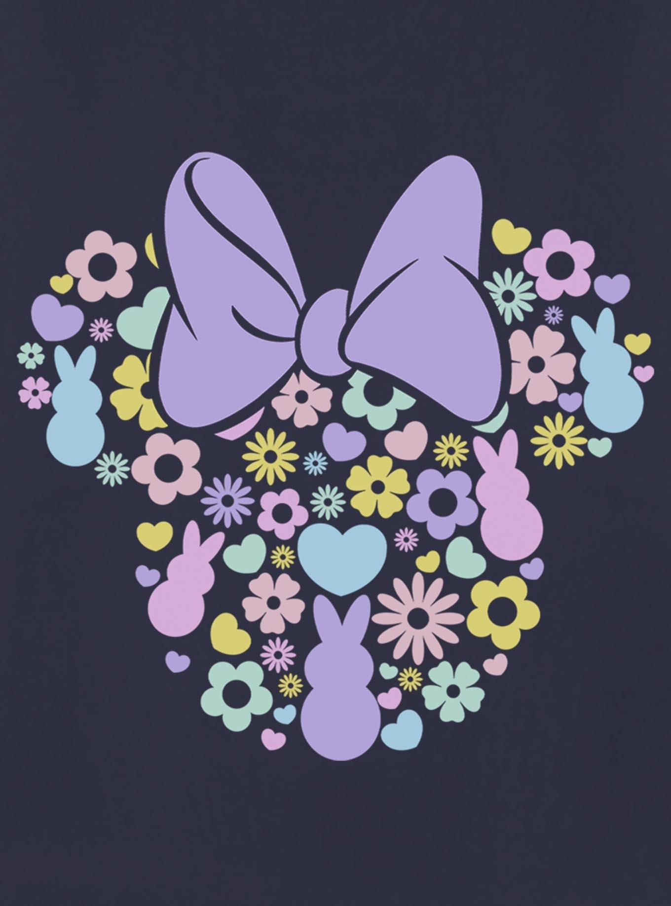 Disney Minnie Mouse Ears & Bunnies Womens T-Shirt, , hi-res