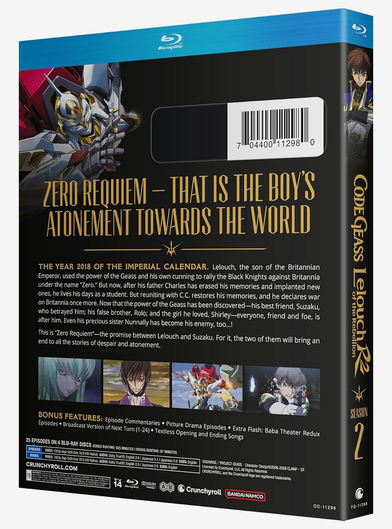 Code Geass: Lelouch of the Rebellion R2 Season 2 Blu-Ray, , alternate