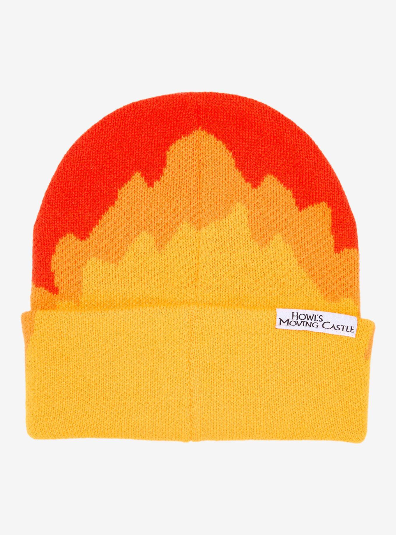 Studio Ghibli&reg; Howl's Moving Castle Calcifer Face Beanie - BoxLunch Exclusive, , hi-res