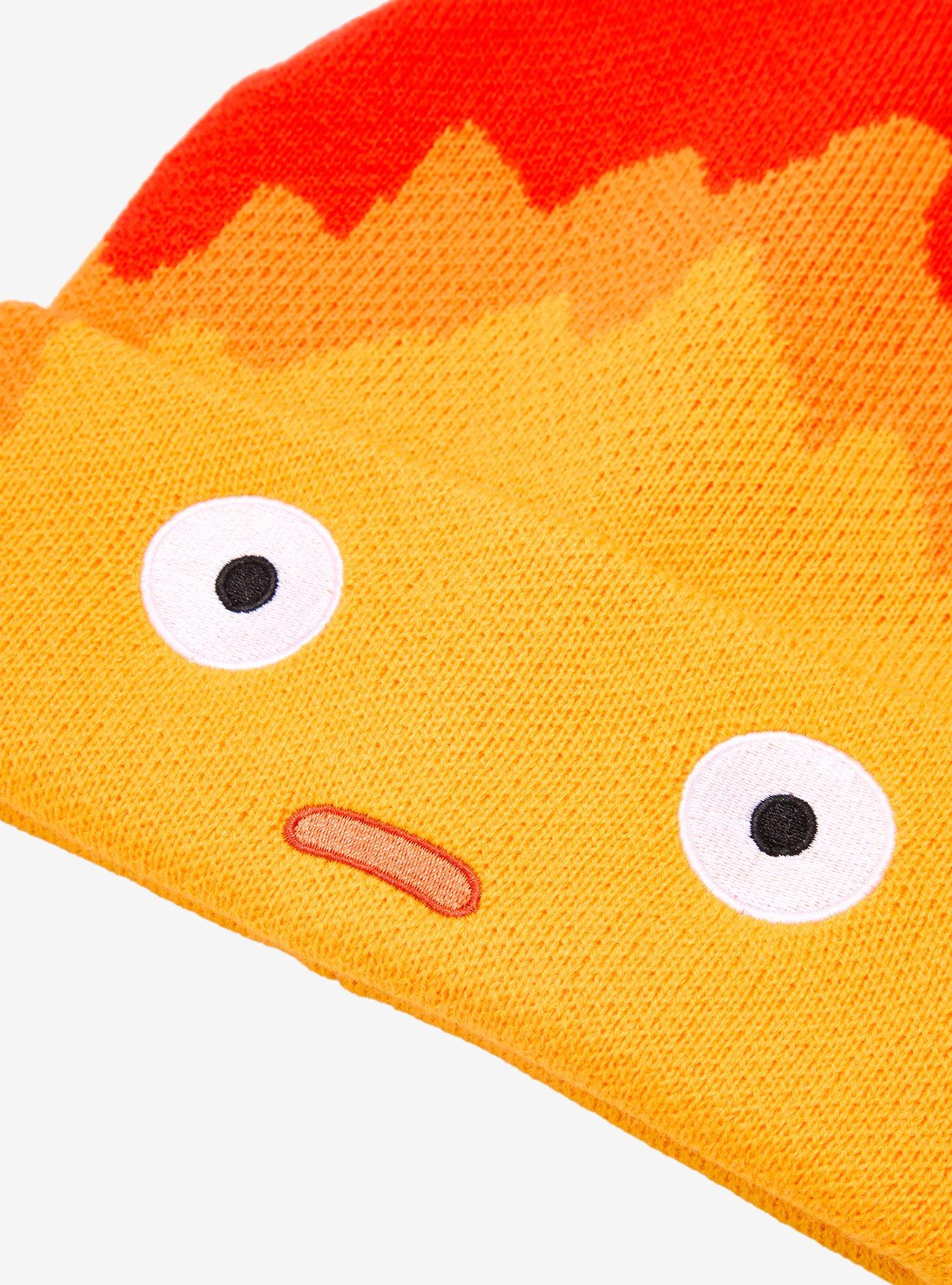 Studio Ghibli&reg; Howl's Moving Castle Calcifer Face Beanie - BoxLunch Exclusive, , alternate - view 4