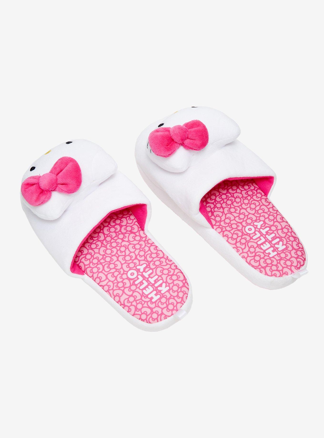 Hello Kitty Plush Head Slippers, MULTI, alternate - view 3