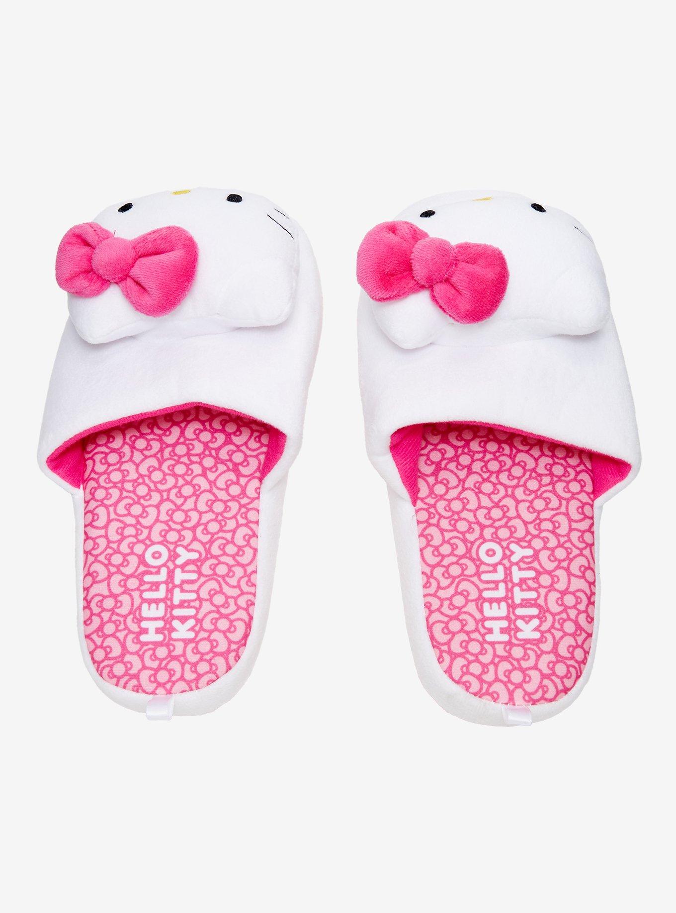 Hello Kitty Plush Head Slippers, MULTI, alternate - view 4