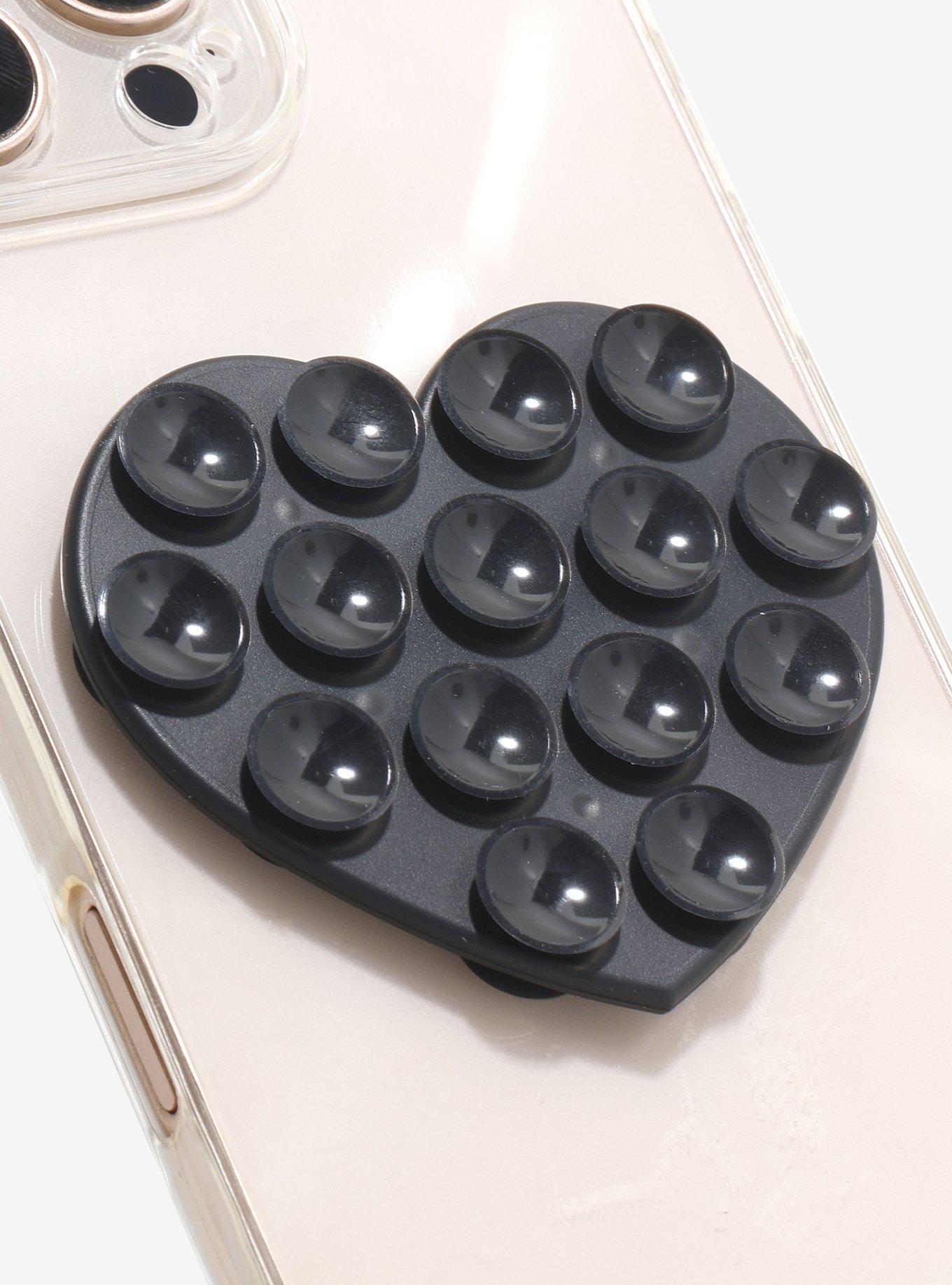 Black Heart Suction Phone Grip, , hi-res