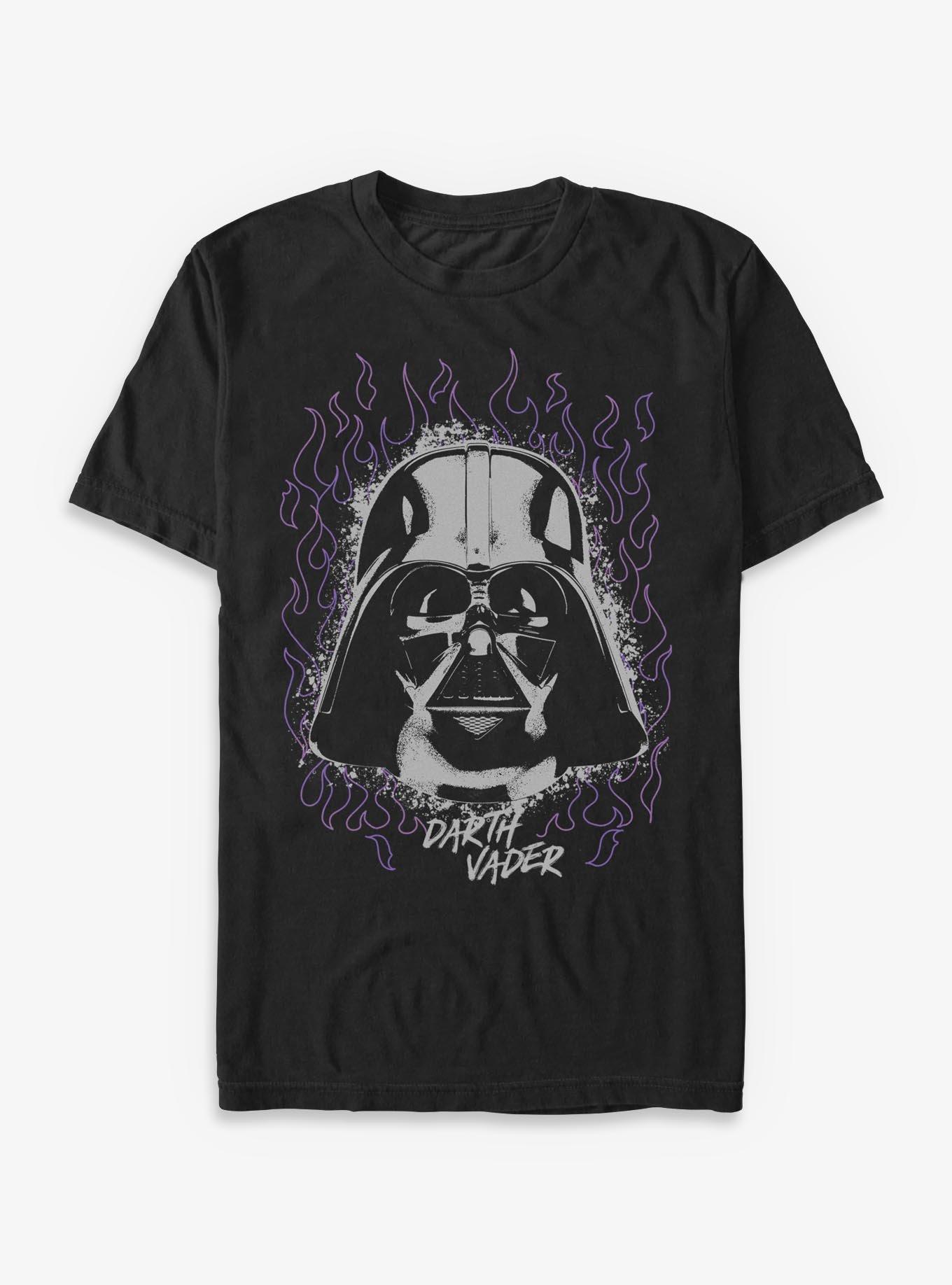 Star Wars Fire Darth Vader T-Shirt Hot Topic Exclusive, , hi-res