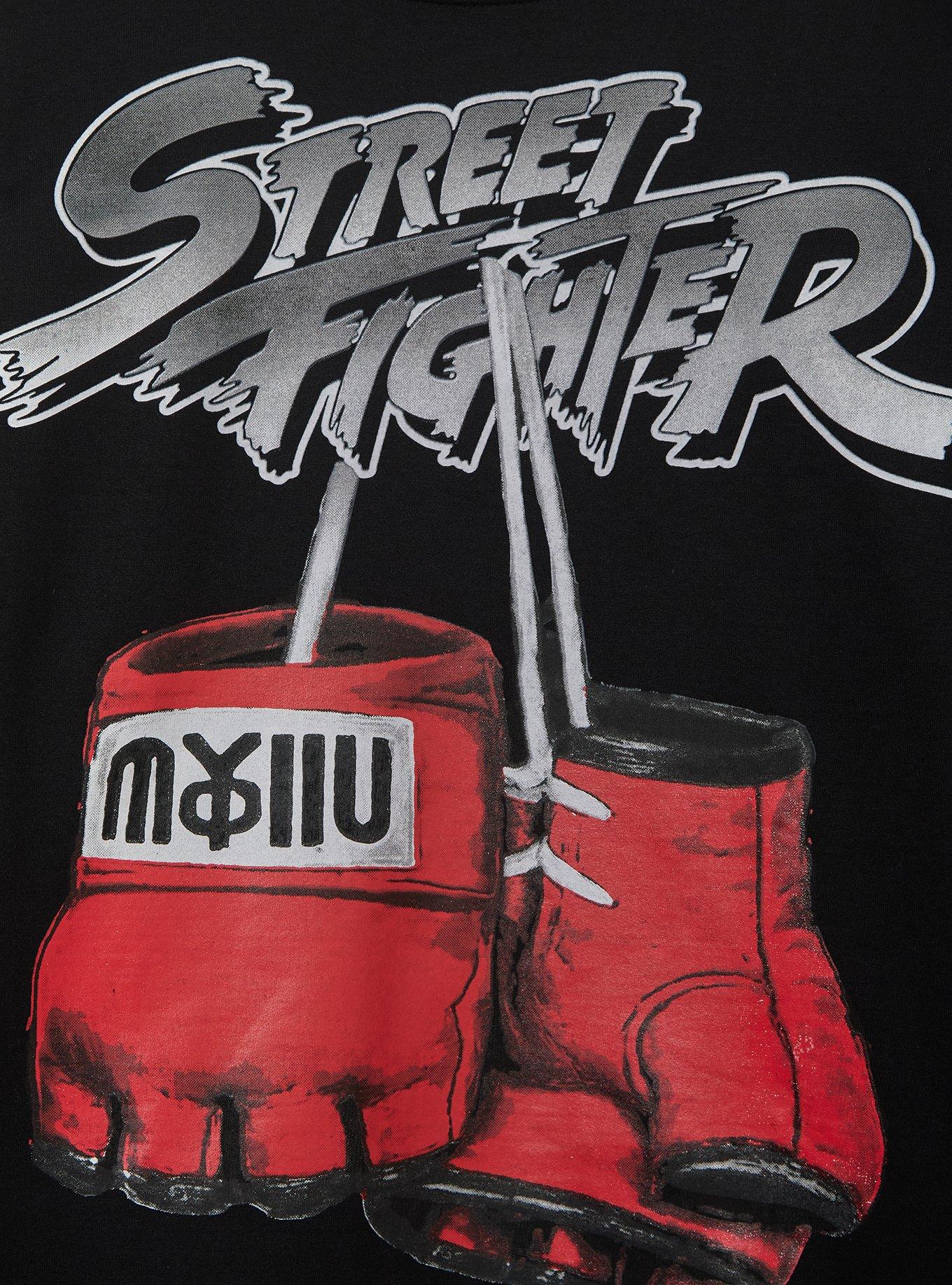 Street Fighter Ryu Crewneck - BoxLunch Exclusive, BLACK, alternate - view 3