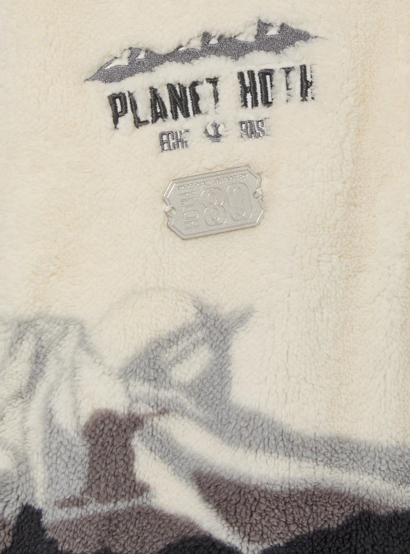 Star Wars Hoth Sherpa Quarter Zip &mdash; BoxLunch Exclusive, OFF WHITE, alternate - view 3