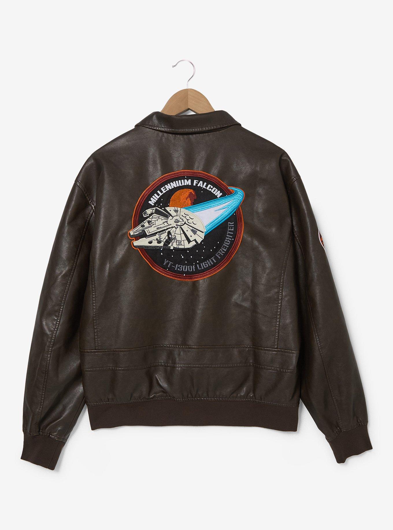 Star Wars Millennium Falcon Pilot Faux Leather Jacket - BoxLunch Exclusive
