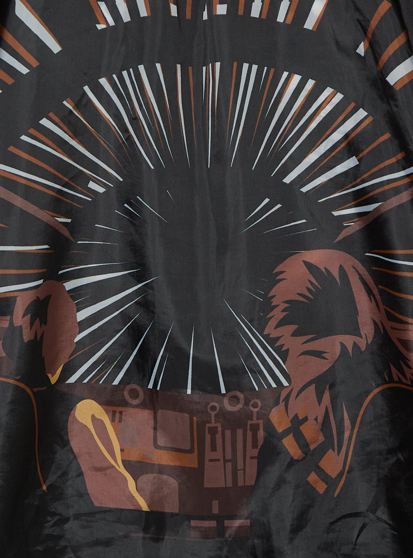 Star Wars Millennium Falcon Pilot Faux Leather Jacket - BoxLunch Exclusive, BROWN, alternate - view 5