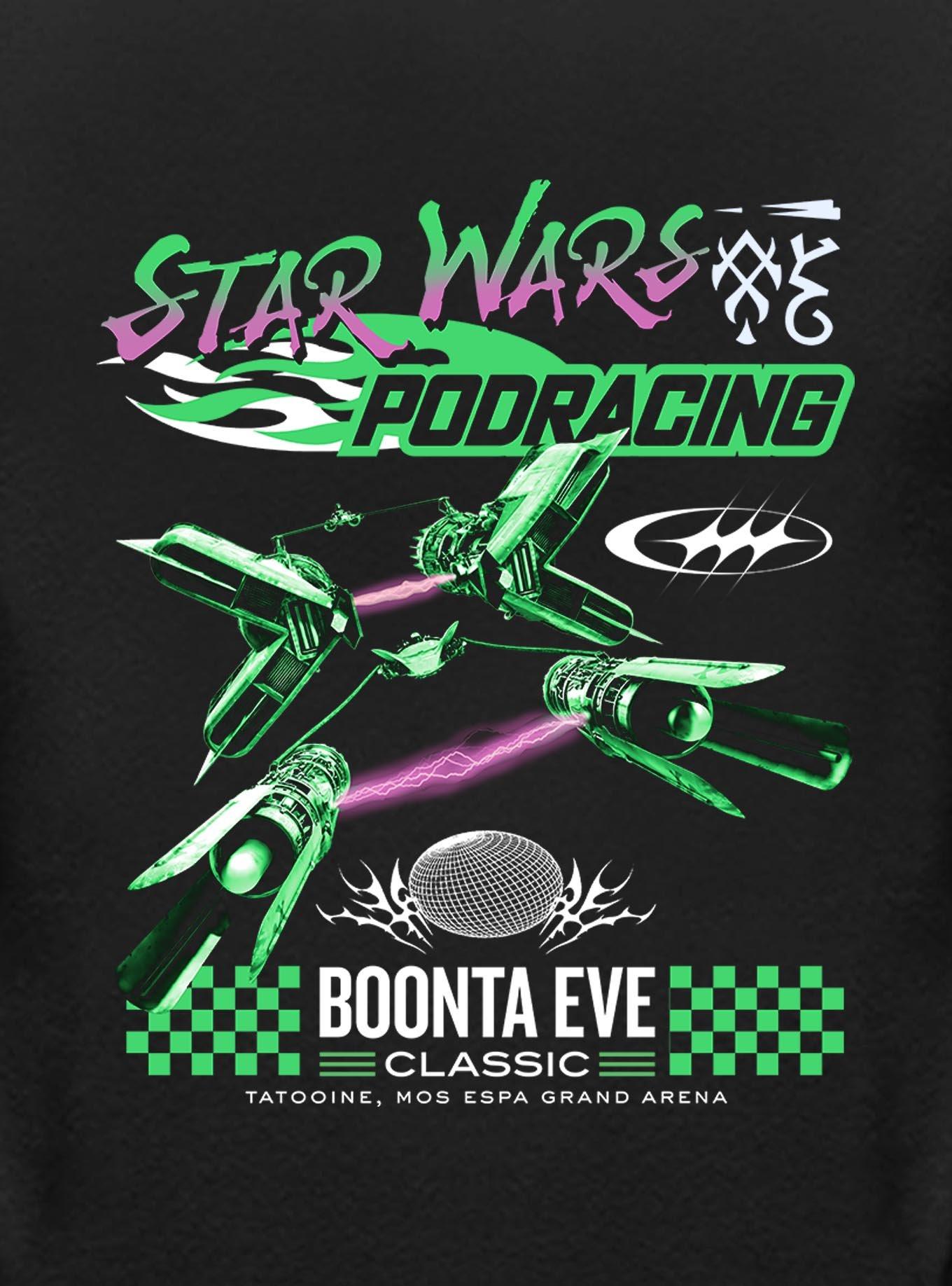 Star Wars Boonta Eve Mos Espa Podracing Hoodie Hot Topic Exclusive, BLACK, alternate - view 3