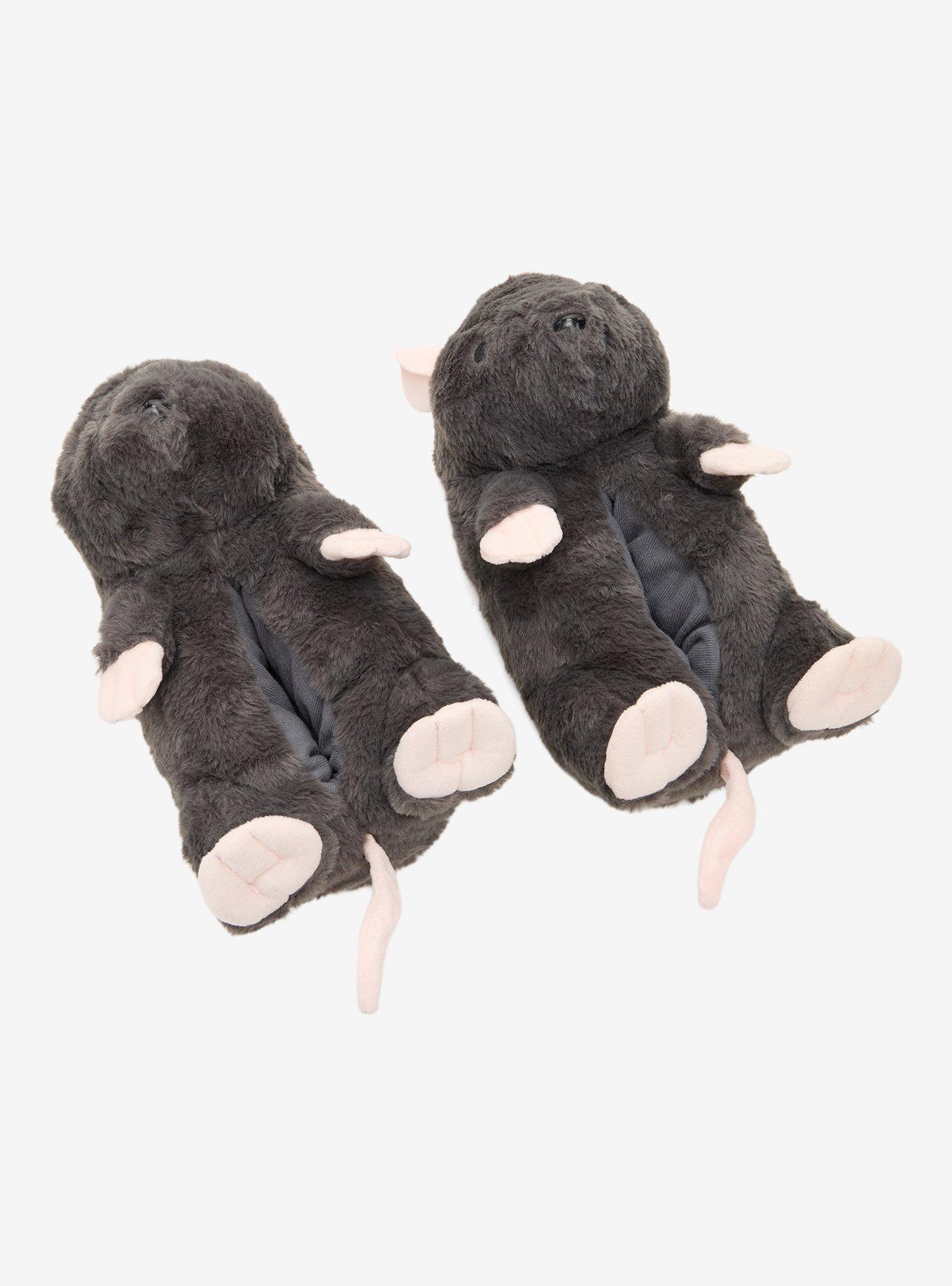 Rat Plush Slippers, MULTI, alternate - view 3