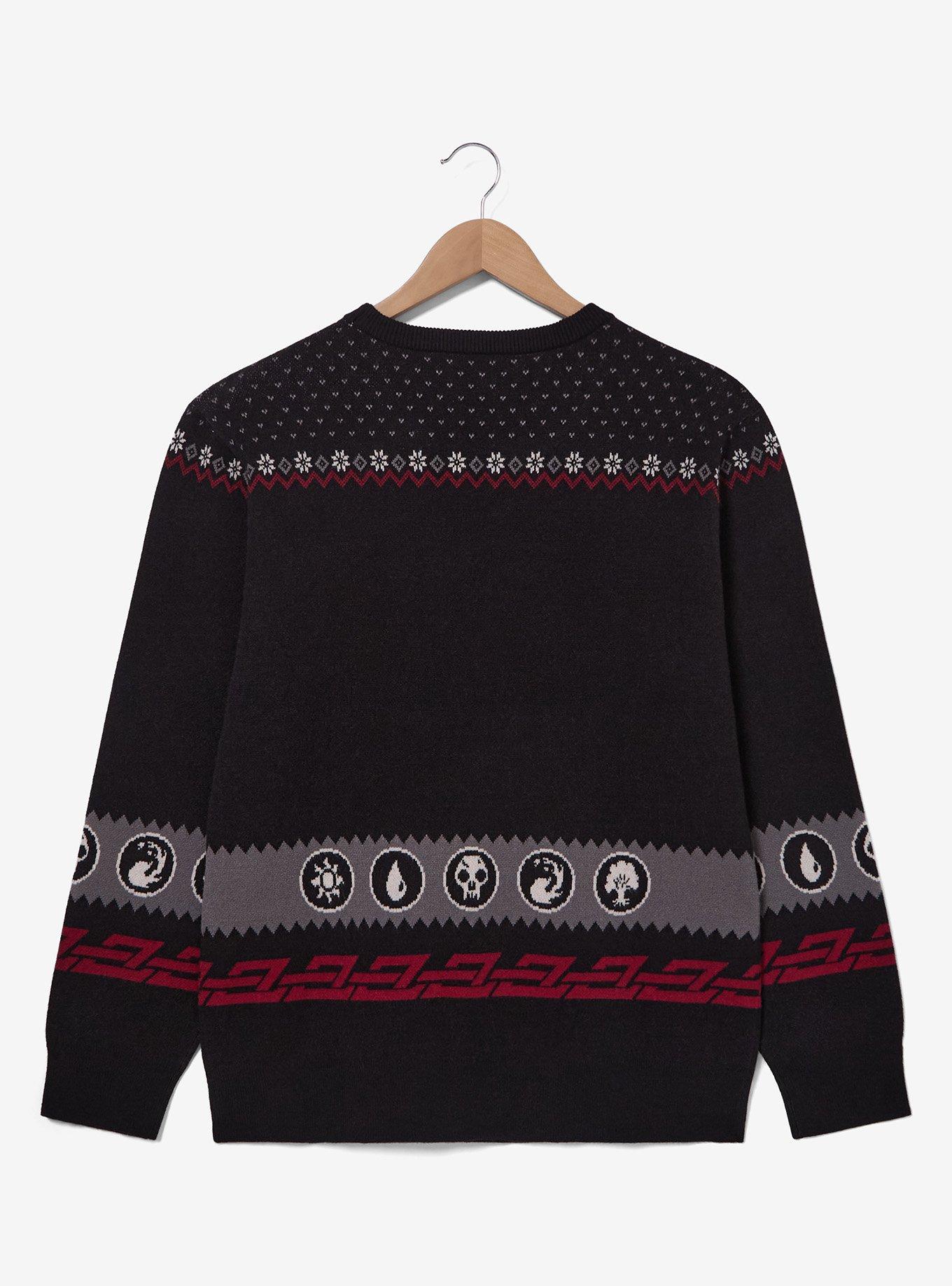 Magic: The Gathering Mana Interactive Holiday Sweater - BoxLunch Exclusive, MULTI, alternate - view 2