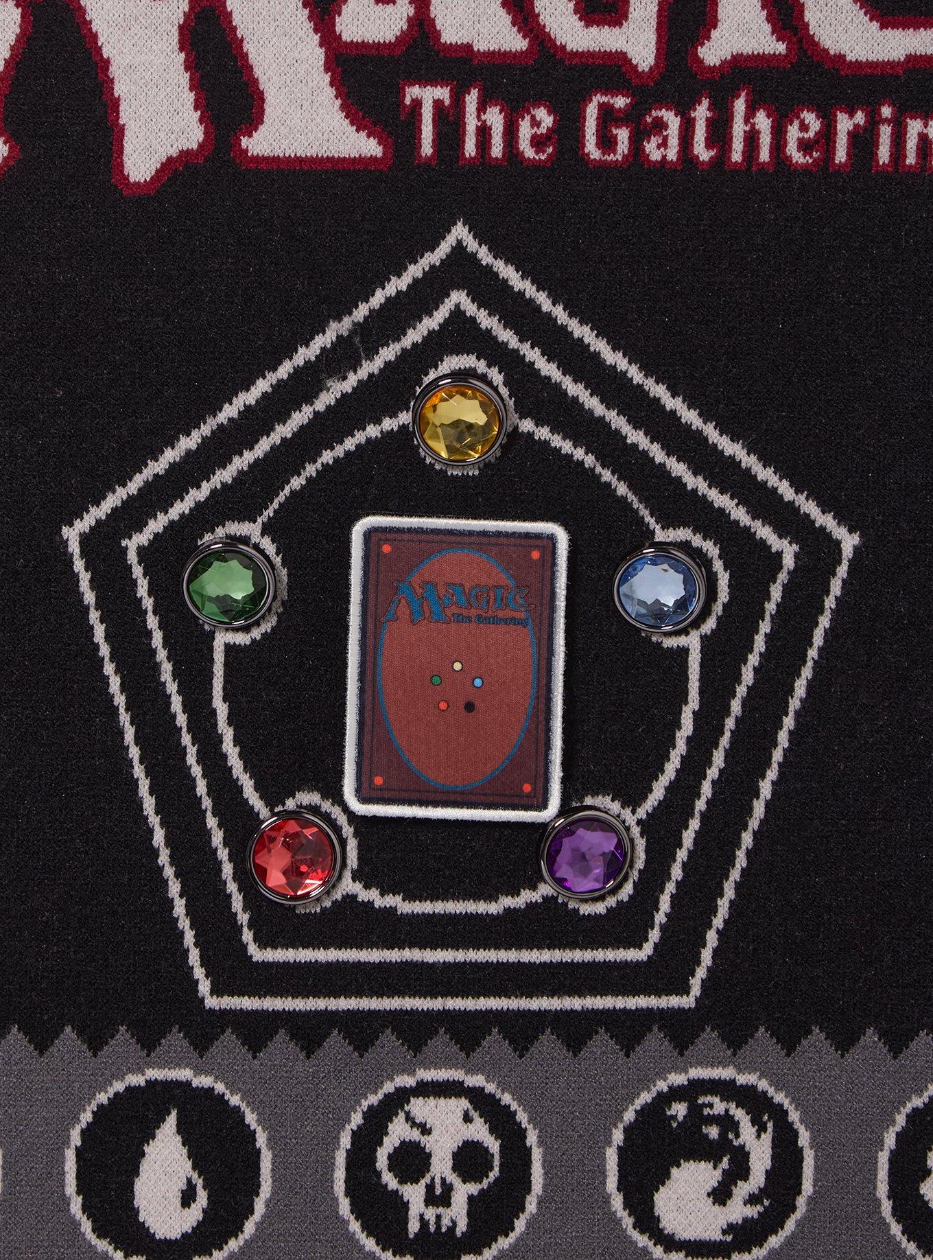 Magic: The Gathering Mana Interactive Holiday Sweater - BoxLunch Exclusive, MULTI, alternate - view 3