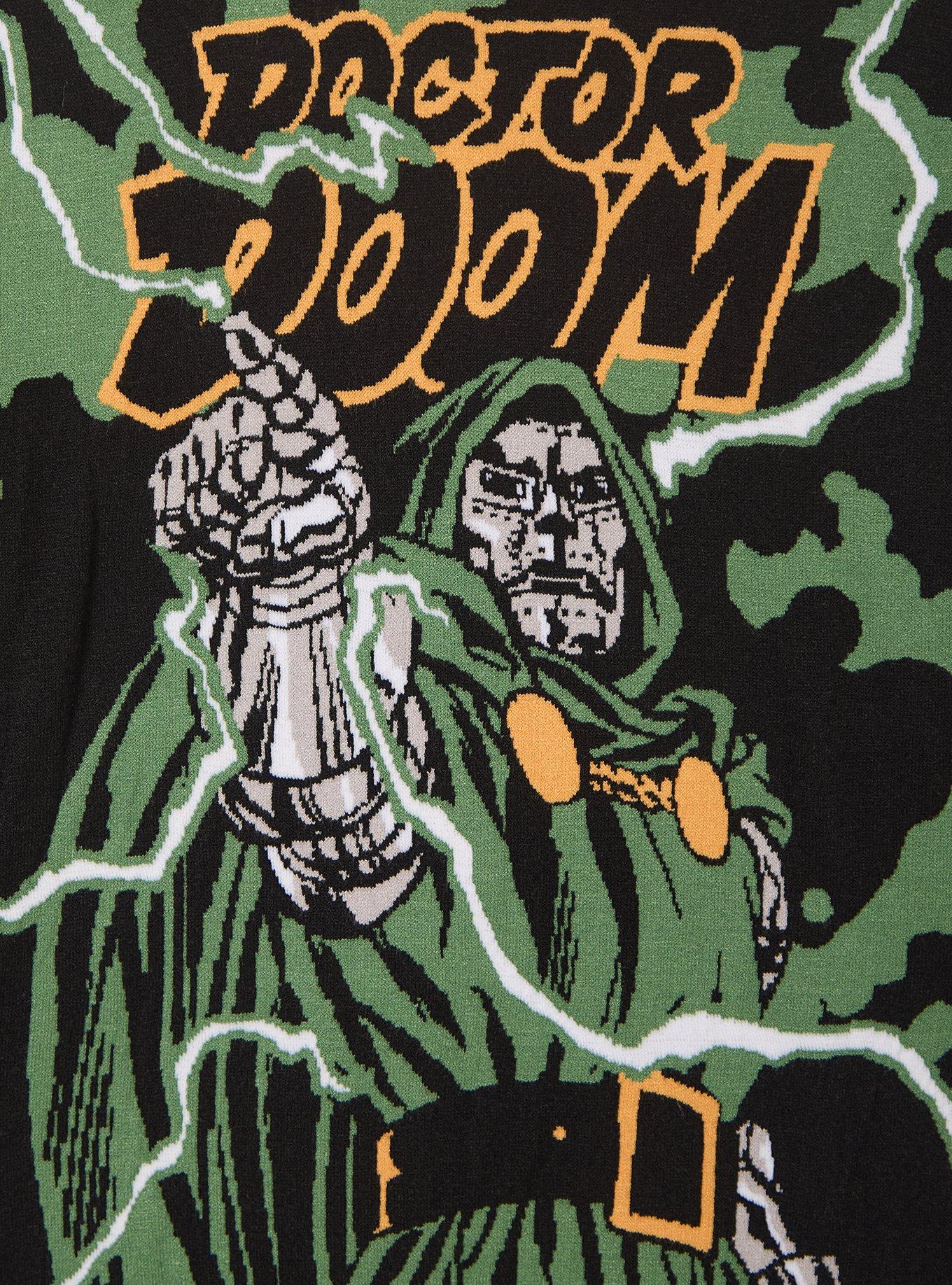 Marvel Doctor Doom Holiday Sweater - BoxLunch Exclusive, MULTI, alternate - view 3