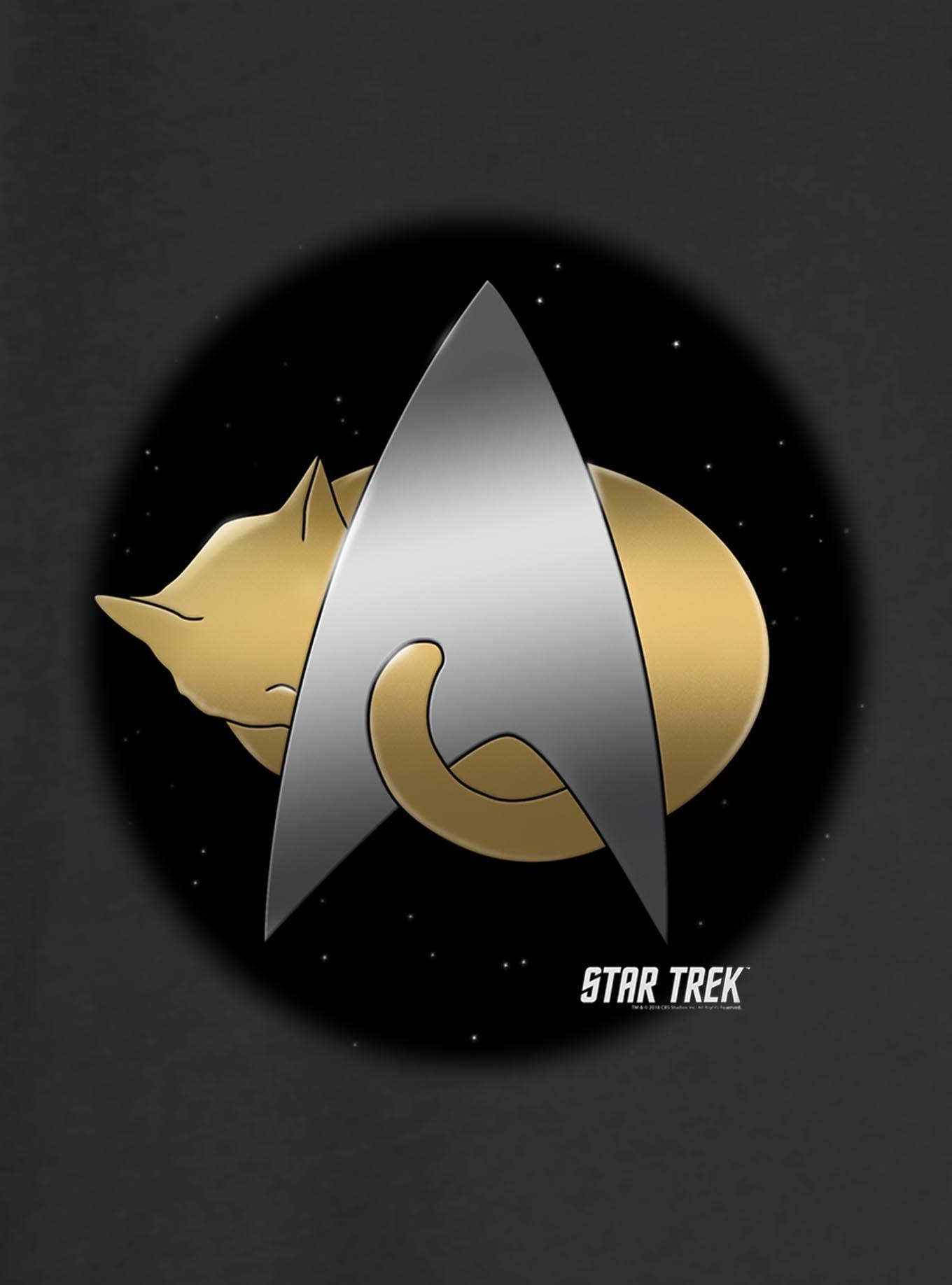 Star Trek Boldly Cat Nap Girls Slouchy Sweatshirt, , hi-res