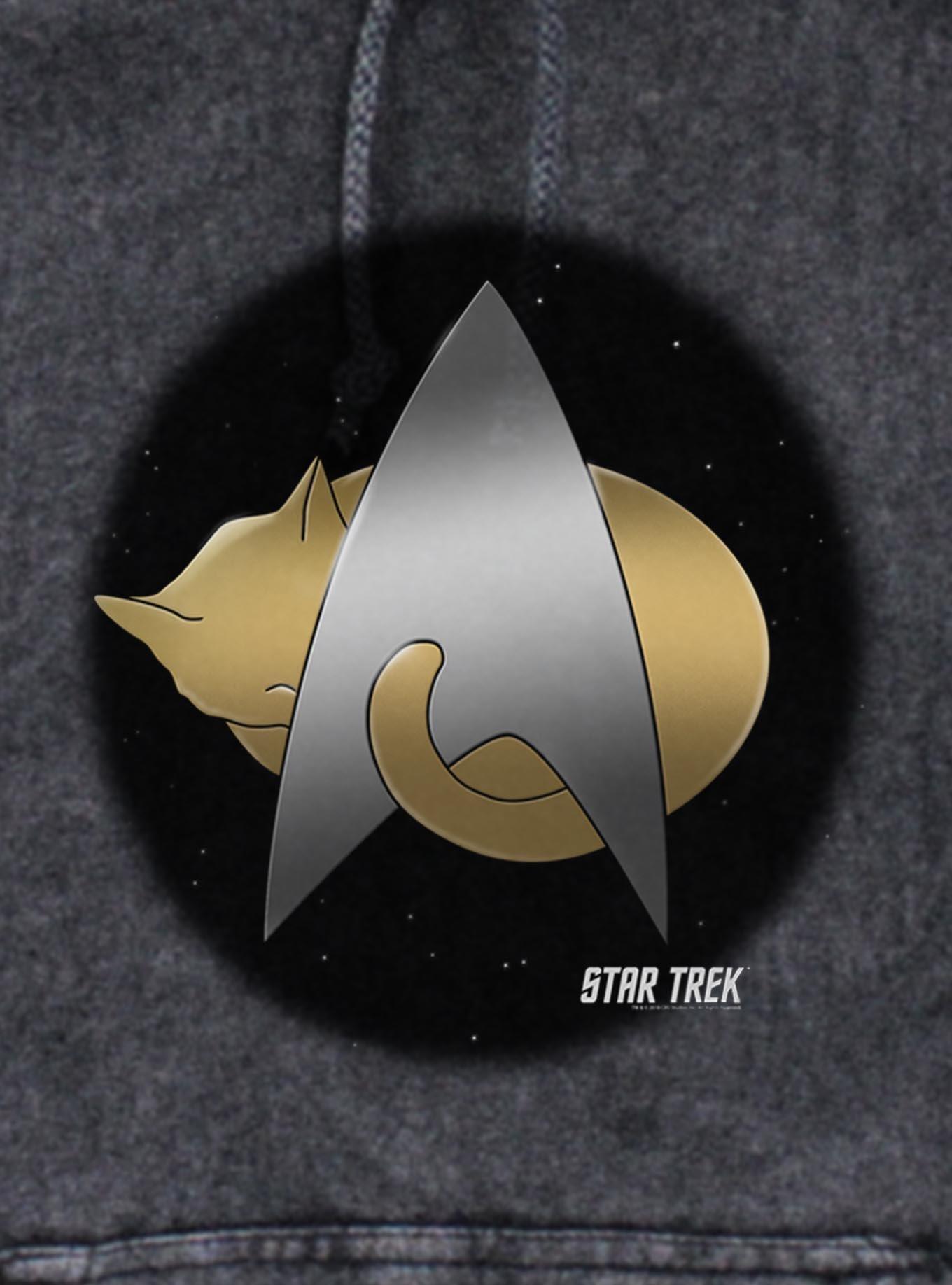 Star Trek Boldly Cat Nap Mineral Wash Hoodie, , hi-res