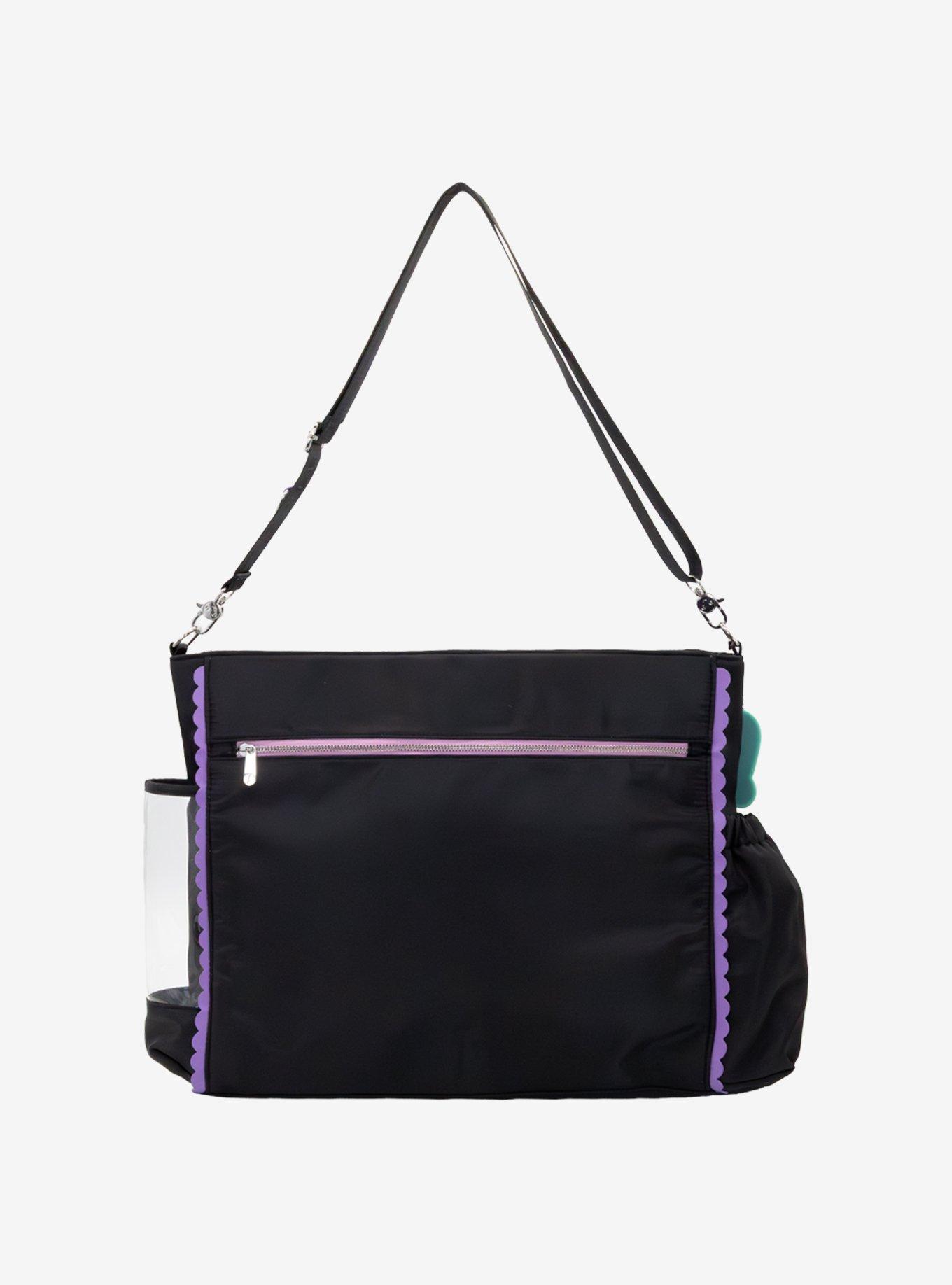 Whatever! Makes You Happy Black Pastel Trinket Tote Bag, , alternate - view 3