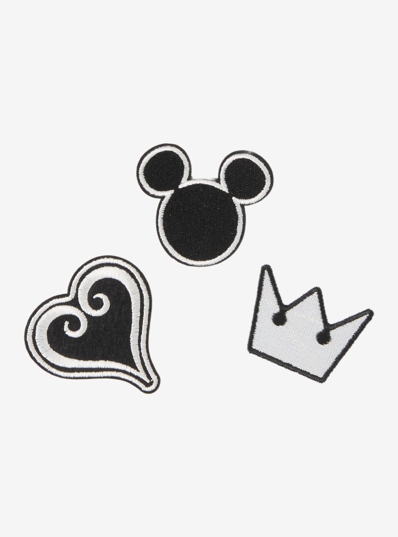 Disney Kingdom Hearts Navy Blue Mini Canvas Tote with Patches - BoxLunch Exclusive, , alternate - view 3