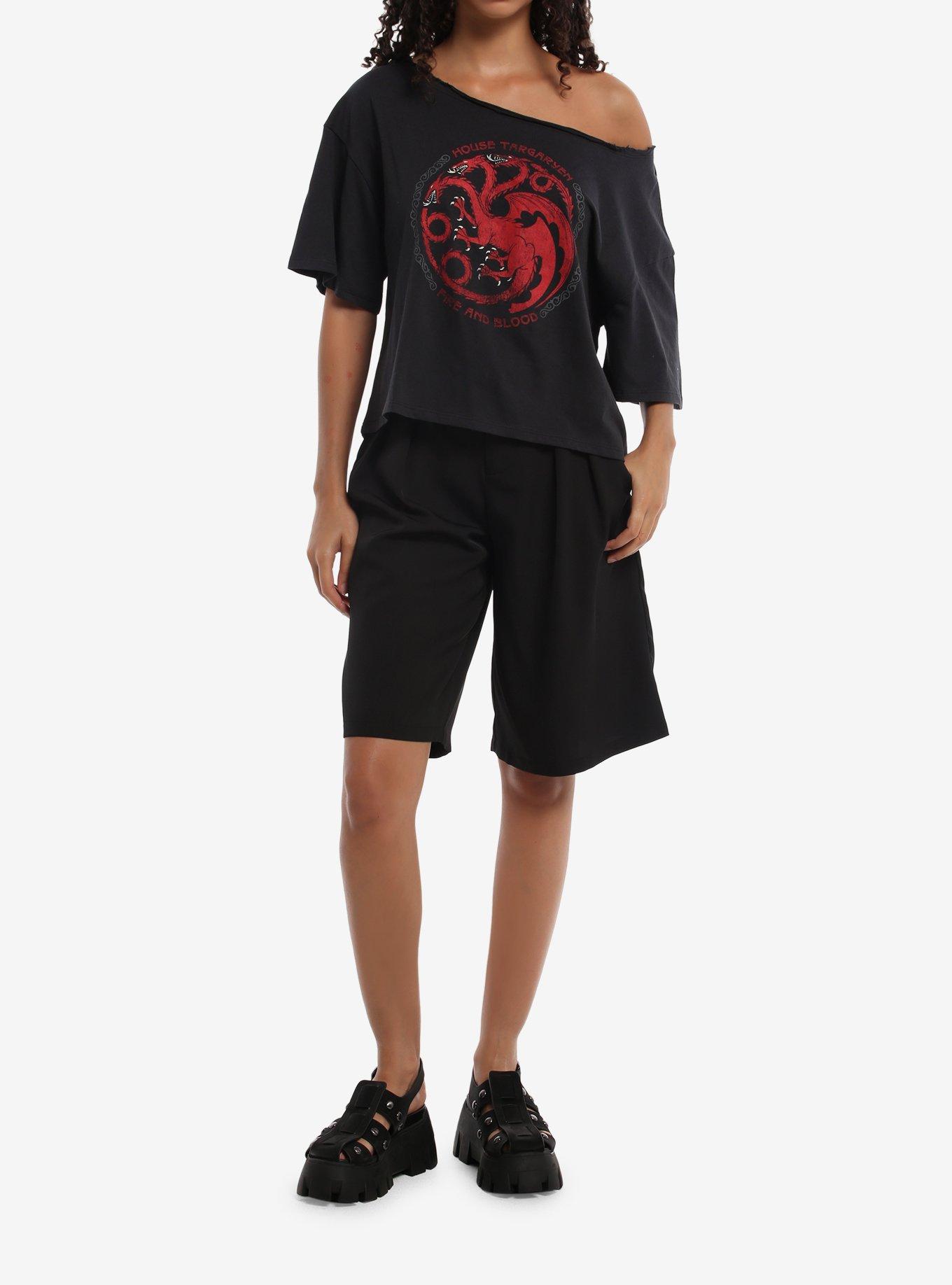 House Of The Dragon Targaryen Girls Off-Shoulder T-Shirt, , hi-res