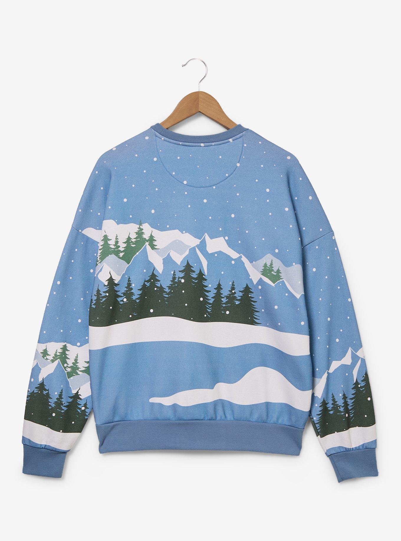 Disney Beauty and the Beast A Tale of Enchantment Women's Plus Size Crewneck - BoxLunch Exclusive, , alternate - view 2