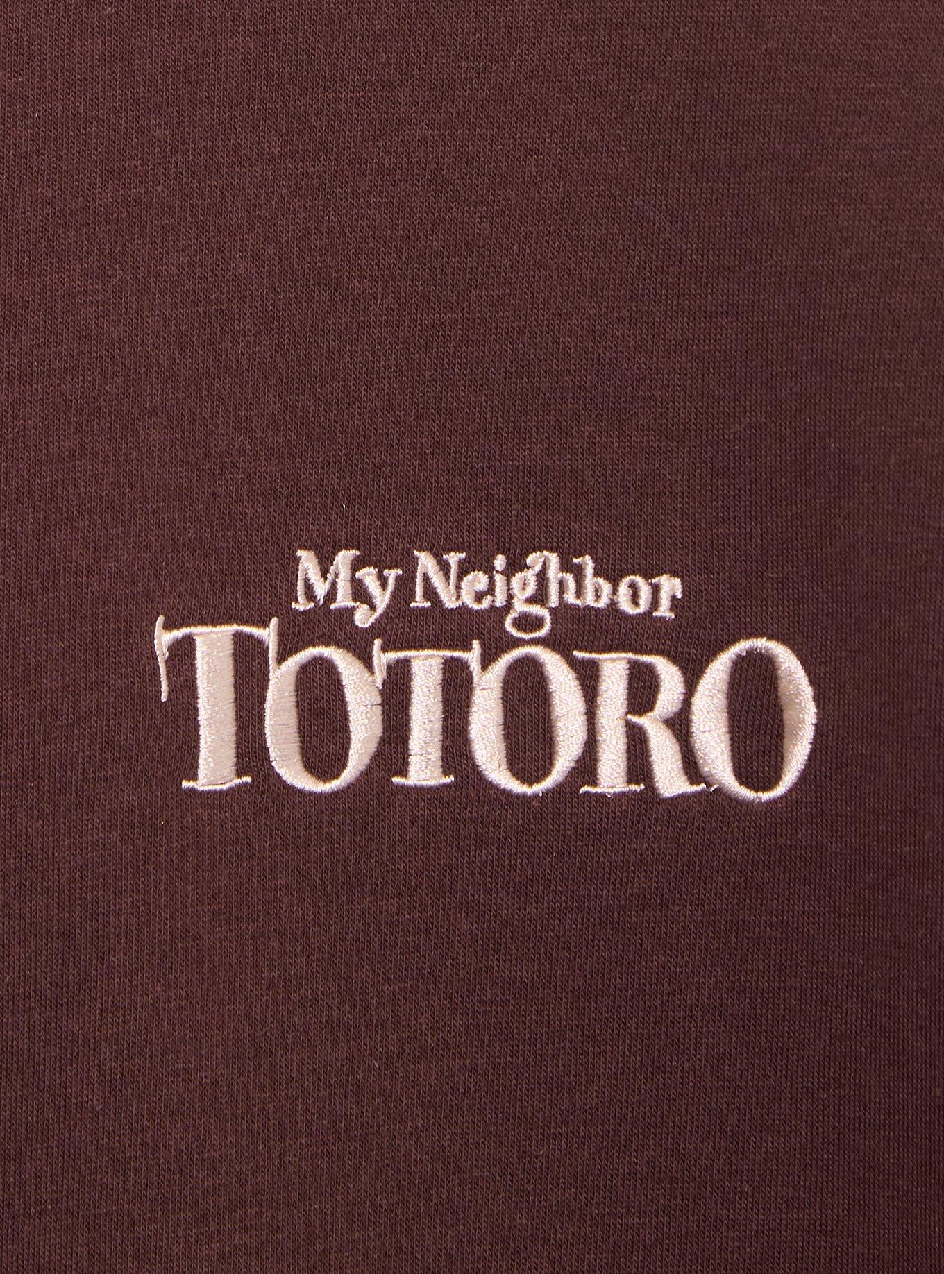 Studio Ghibli&reg; My Neighbor Totoro Embroidered Floral Crewneck - BoxLunch Exclusive, BROWN, alternate - view 3