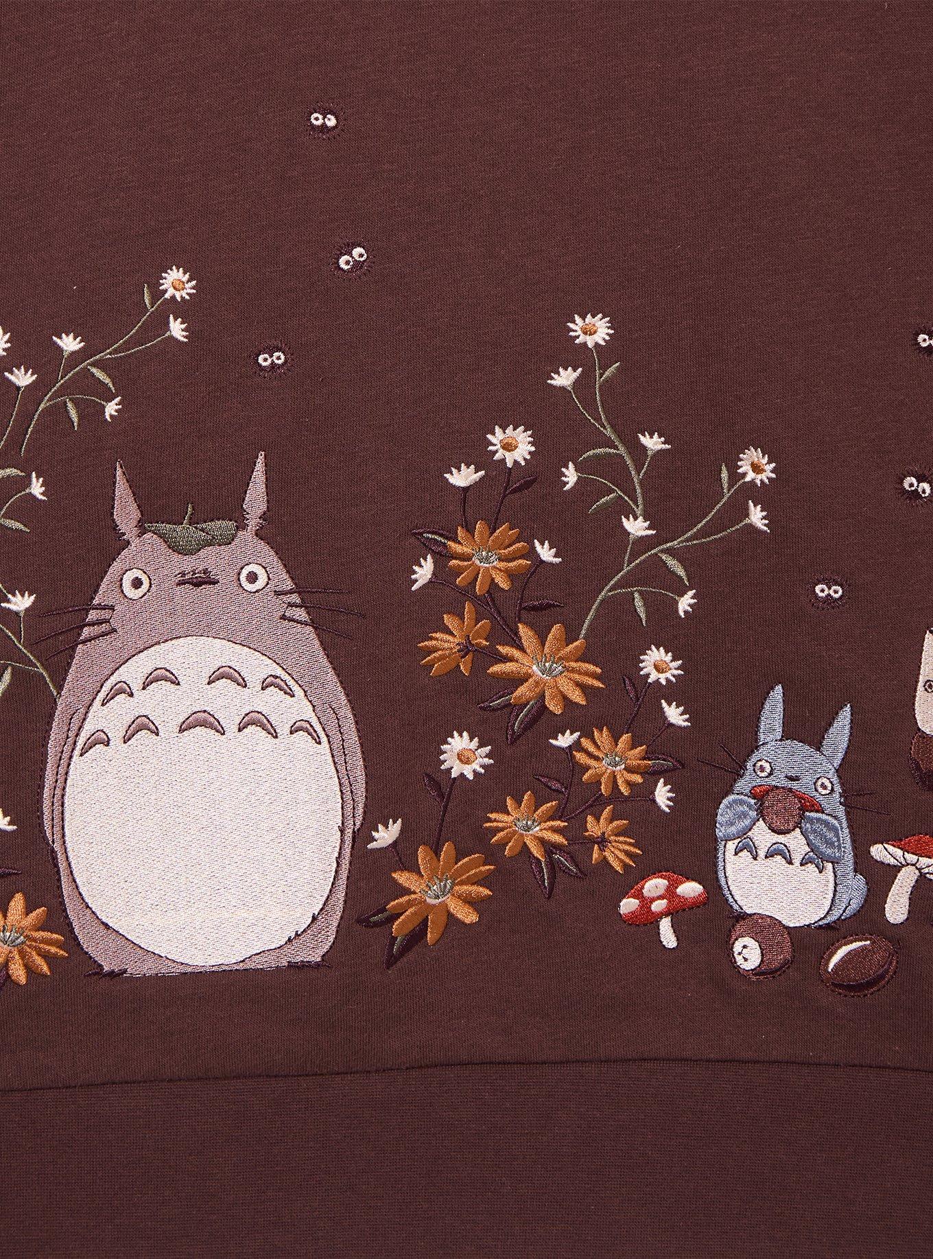 Studio Ghibli® My Neighbor Totoro Embroidered Floral Crewneck - BoxLunch Exclusive