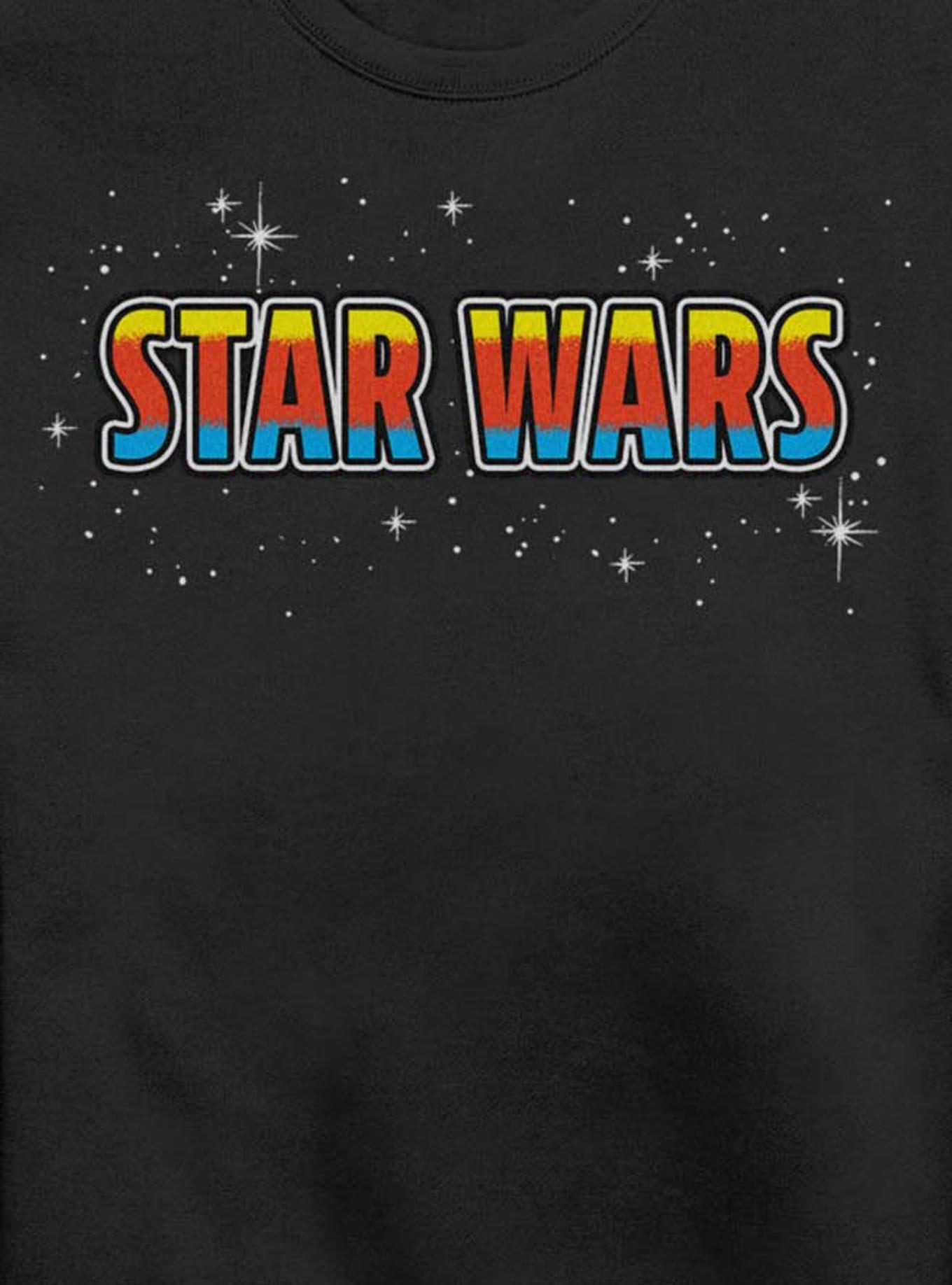 Star Wars Starry Logo Sweatshirt BoxLunch Exclusive, , hi-res
