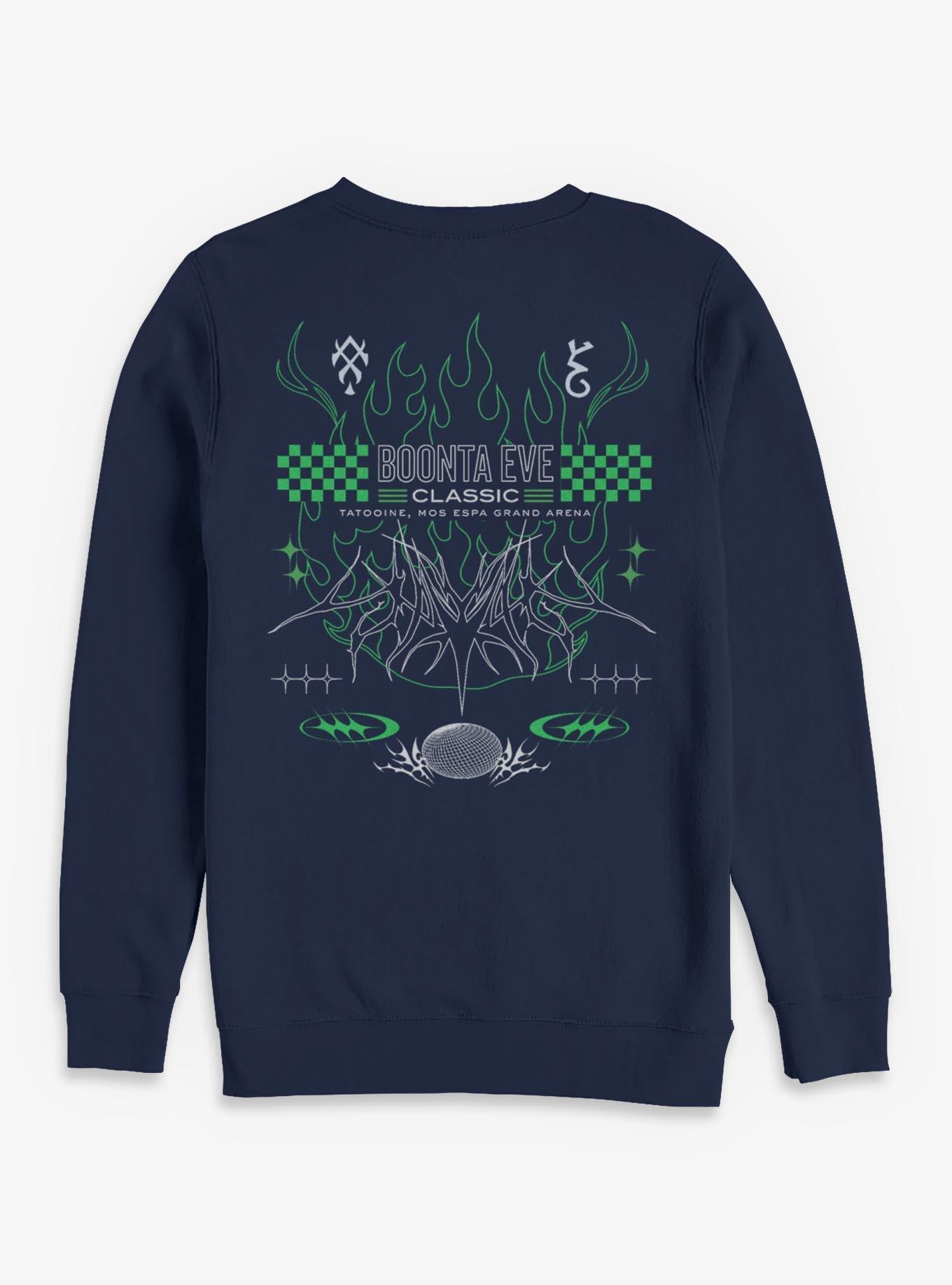 Star Wars Boonta Eve Mos Espa Podracing Sweatshirt BoxLunch Exclusive, NAVY, alternate