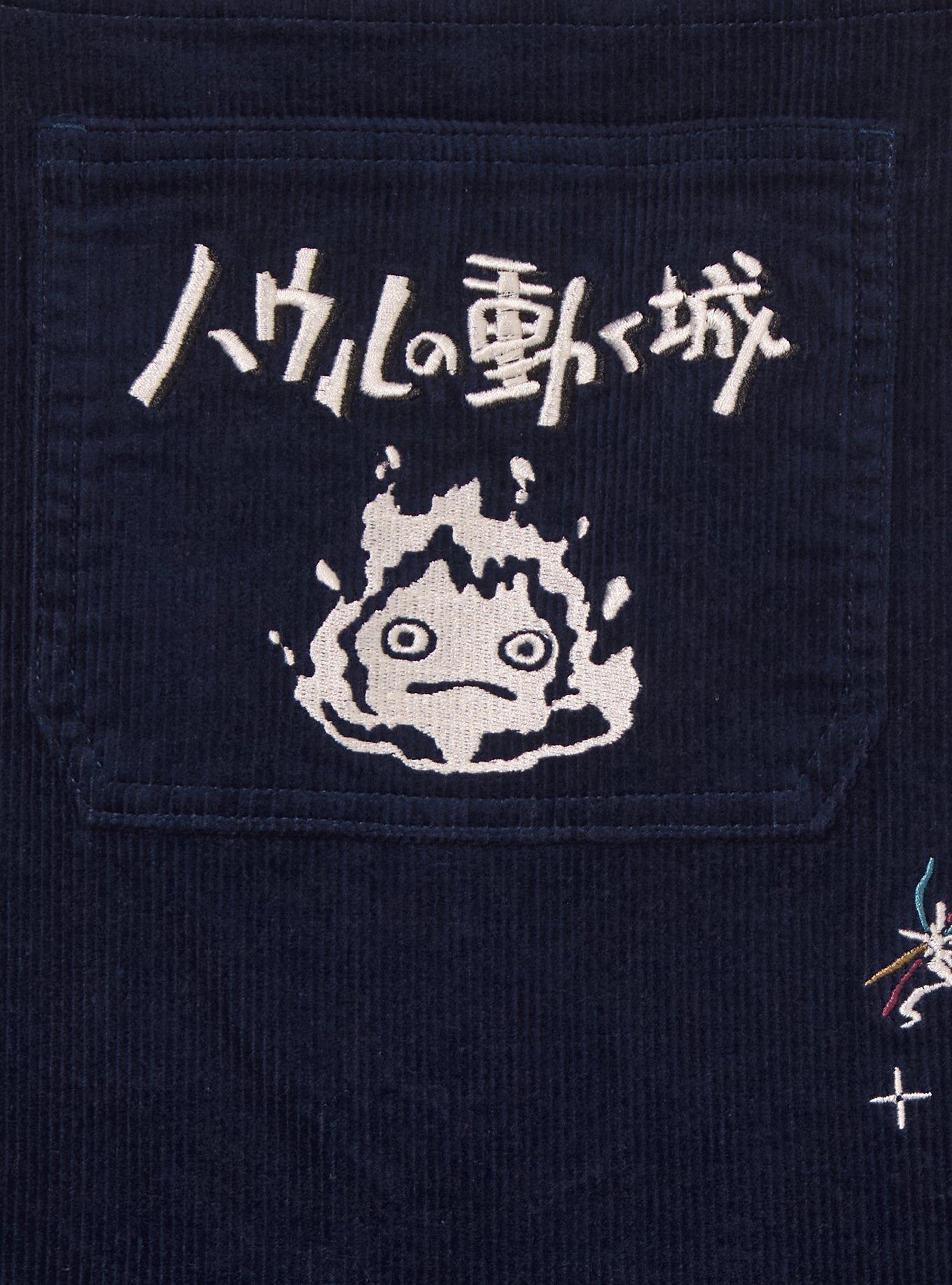 Studio Ghibli&reg; Howl's Moving Castle Barrel Corduroy Overalls - BoxLunch Exclusive, DENIM, alternate - view 4
