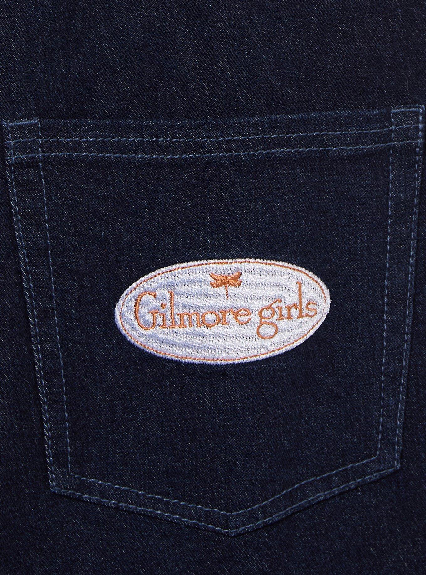 Gilmore Girls Luke's Dinner Women's Denim Overalls - BoxLunch Exclusive, DENIM, alternate - view 4