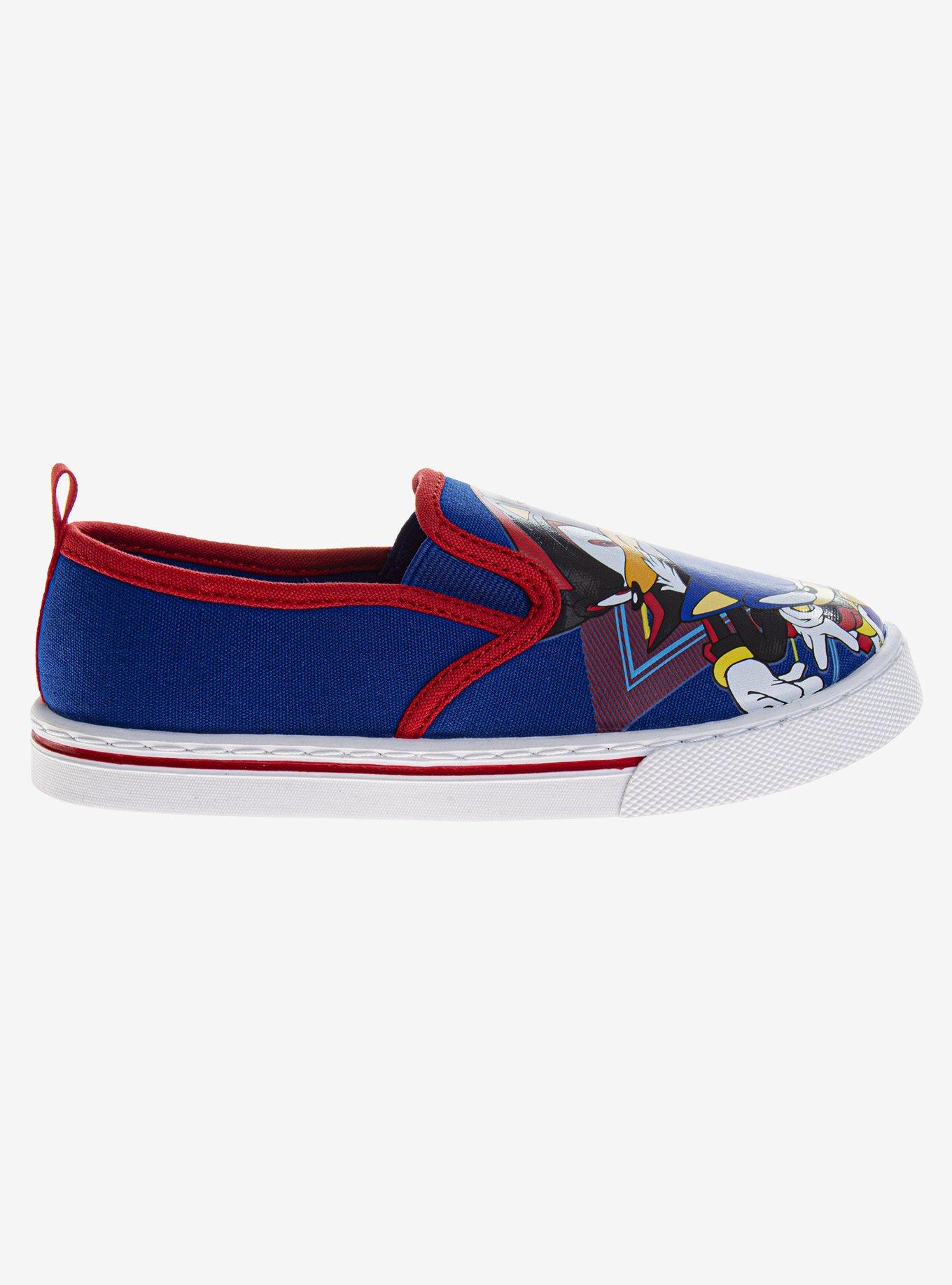 Sonic The Hedgehog Boys' Canvas Slip-On Sneakers, , hi-res