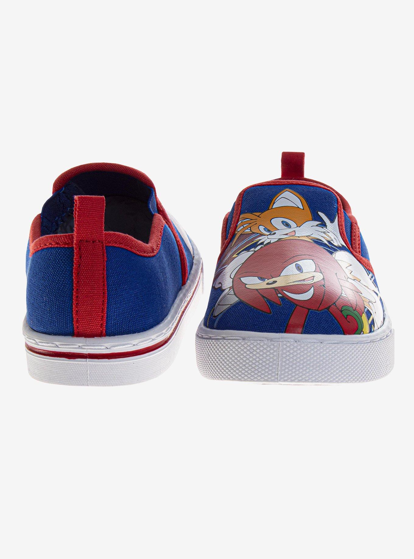 Sonic The Hedgehog Boys' Canvas Slip-On Sneakers