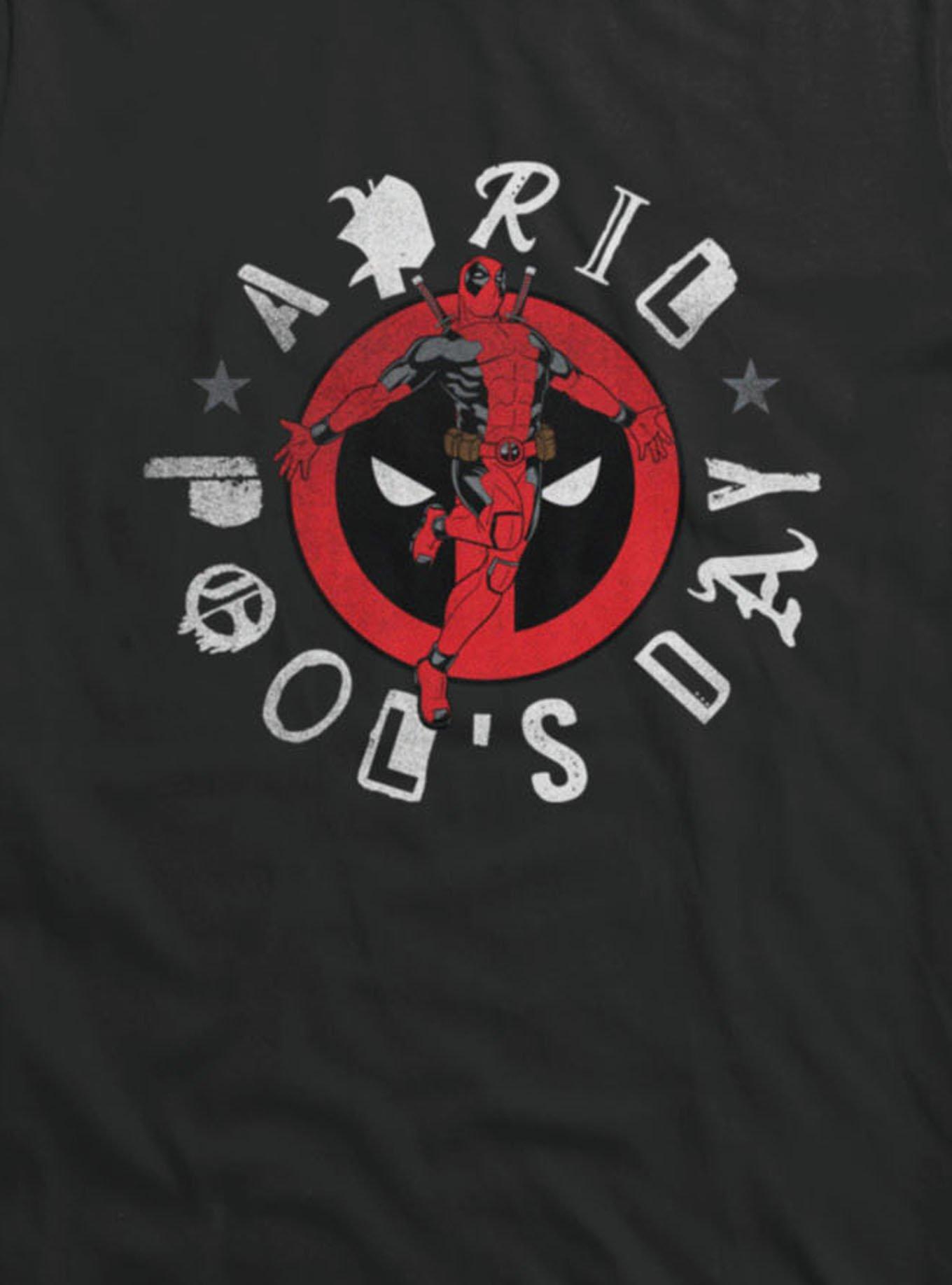 Marvel Deadpool April Pool's Day Leaping Logo Deadpool Girls T-Shirt, , hi-res