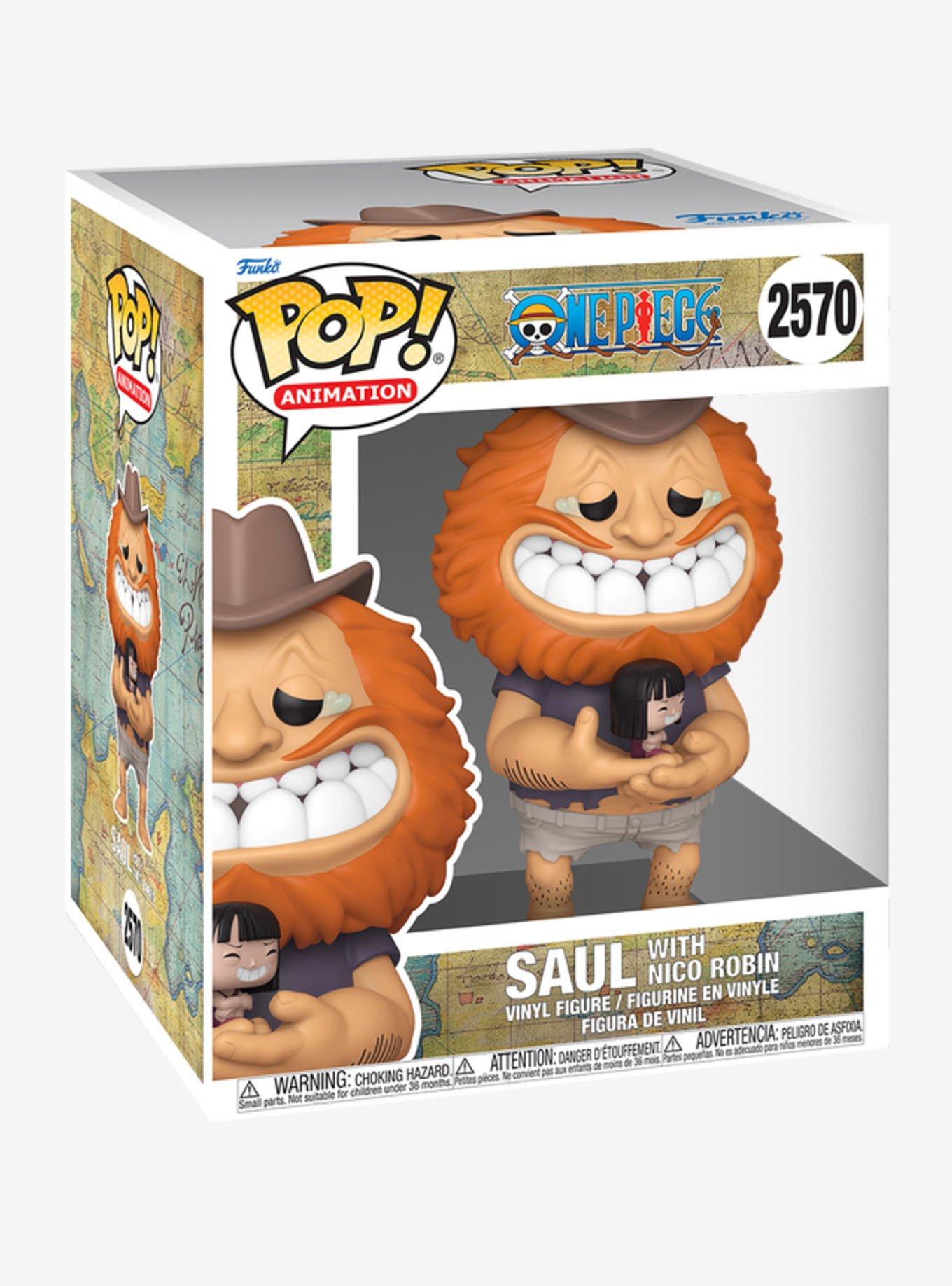 Funko One Piece Pop! Animation Saul With Nico Robin Vinyl Figure, , alternate - view 2